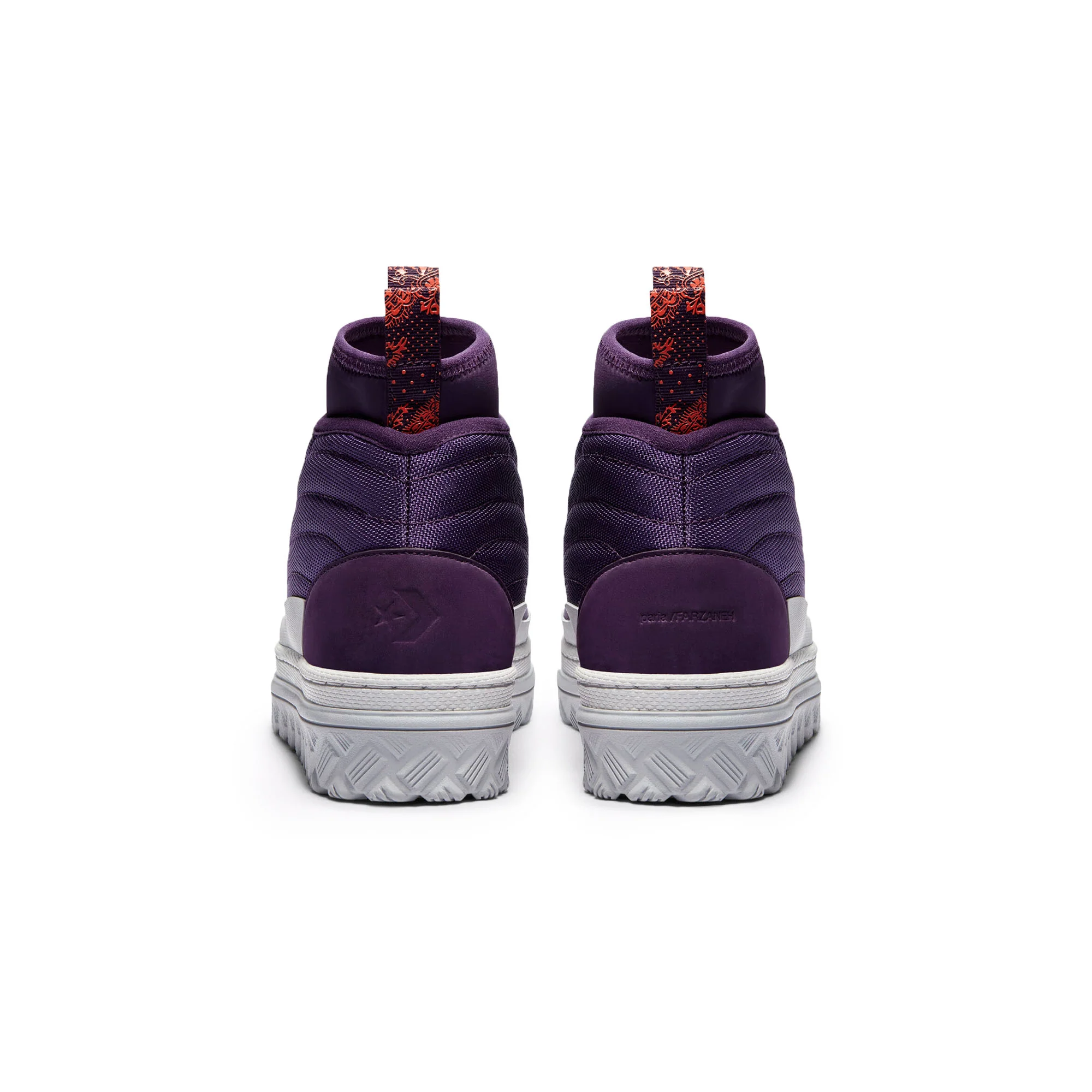 Converse Mens Pro Leather X2 Trek Hi Shoes 'Grape Royal' - Image 3