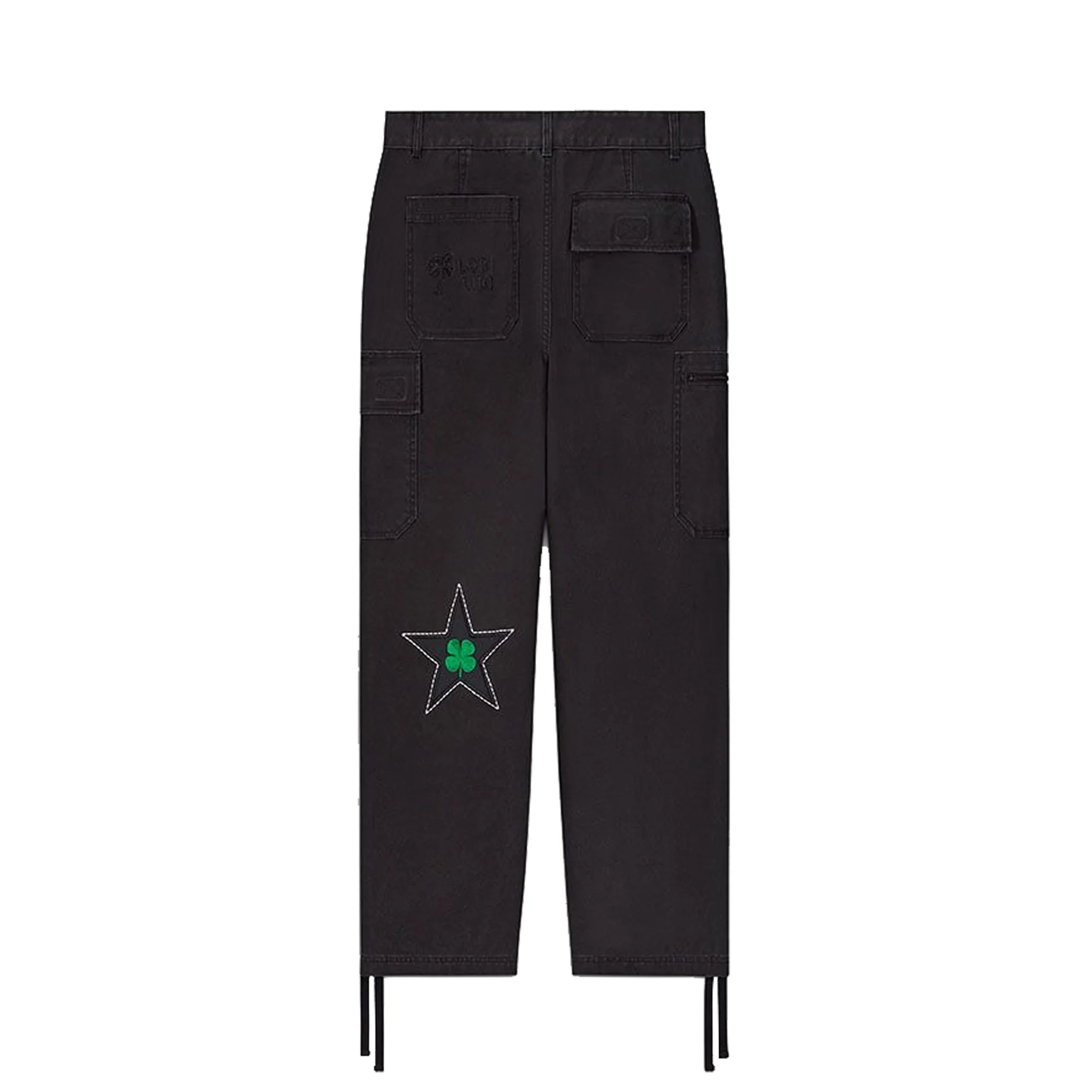 Converse x Patta Mens Cargo Pants 'Black' - Image 2