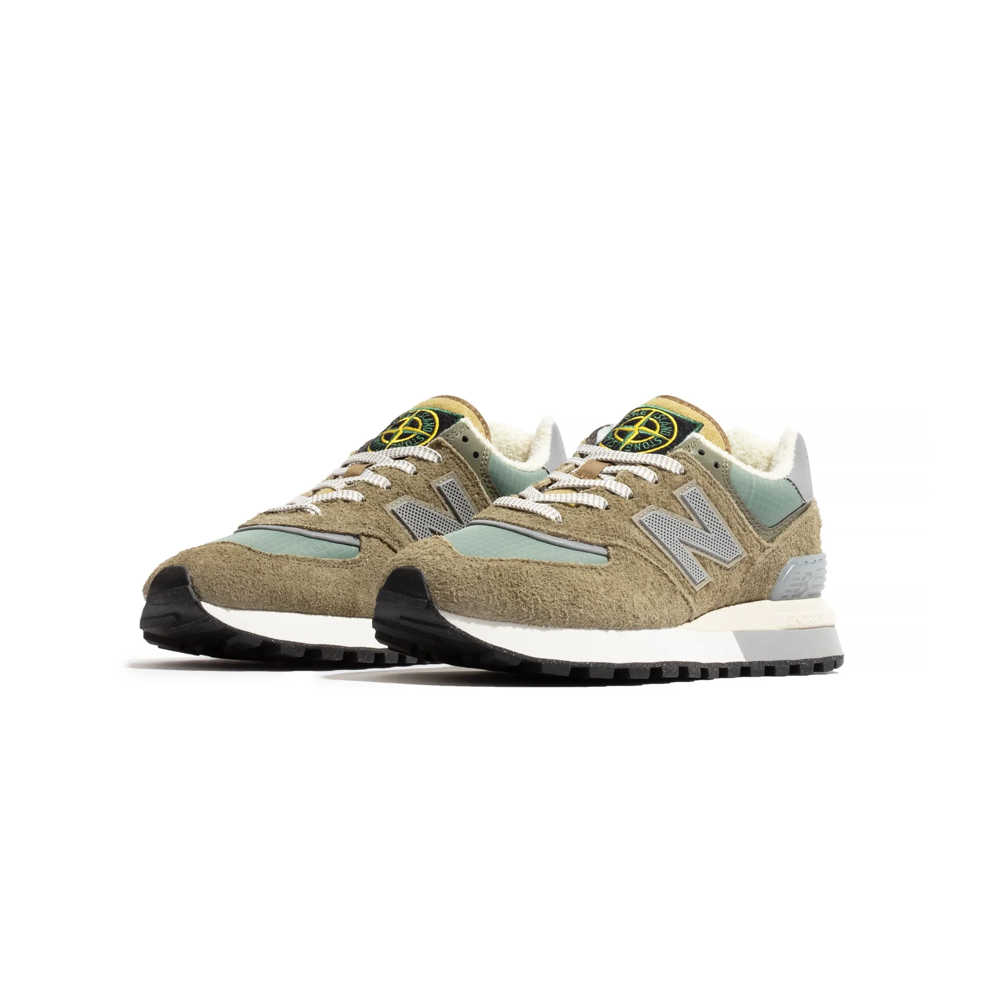 New Balance x Stone Island 574 Legacy Shoes - Image 2