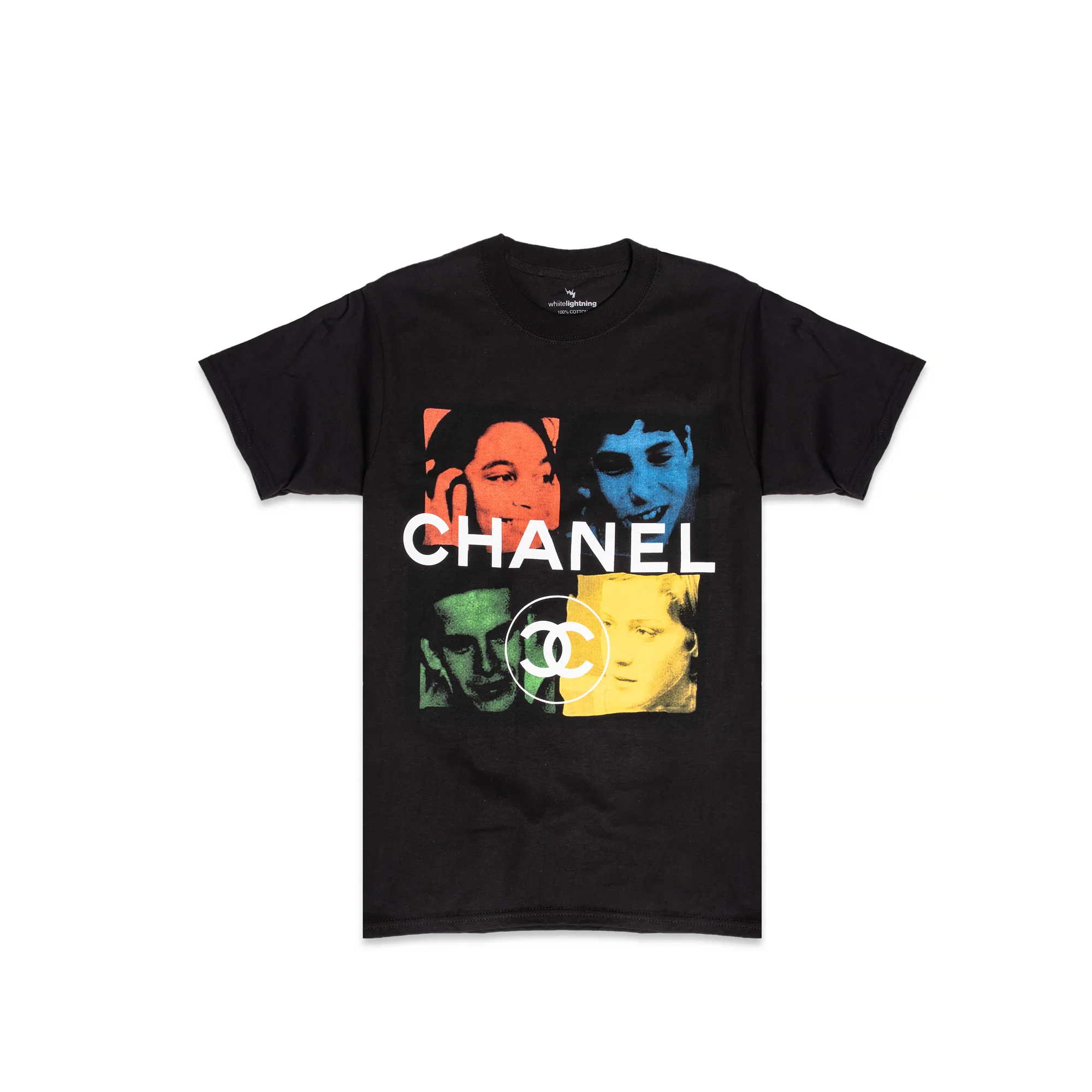 White Lightning Mens Chanelkids T-Shirt 'Black'