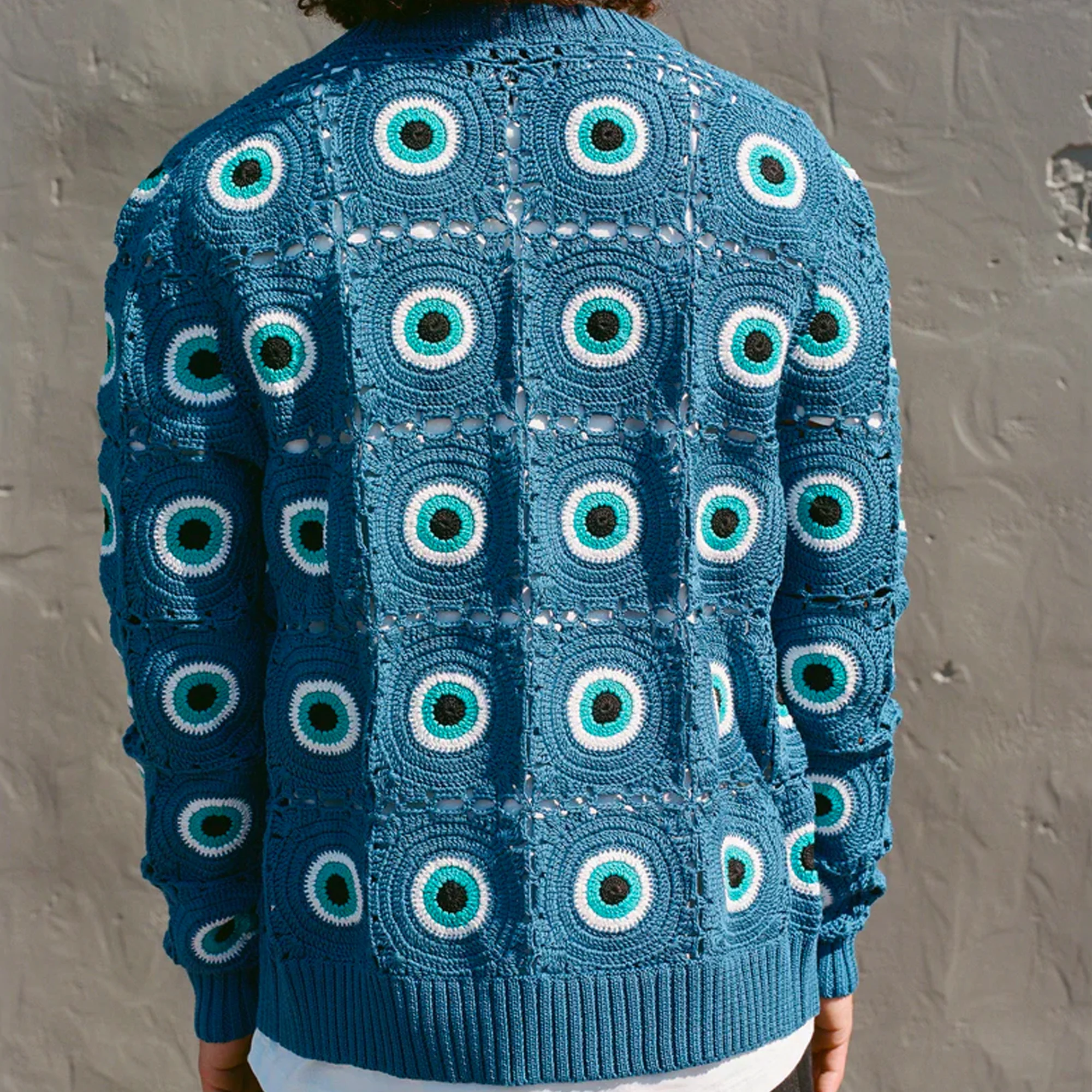 Corridor Mens Evil Eye Cardigan - Image 3