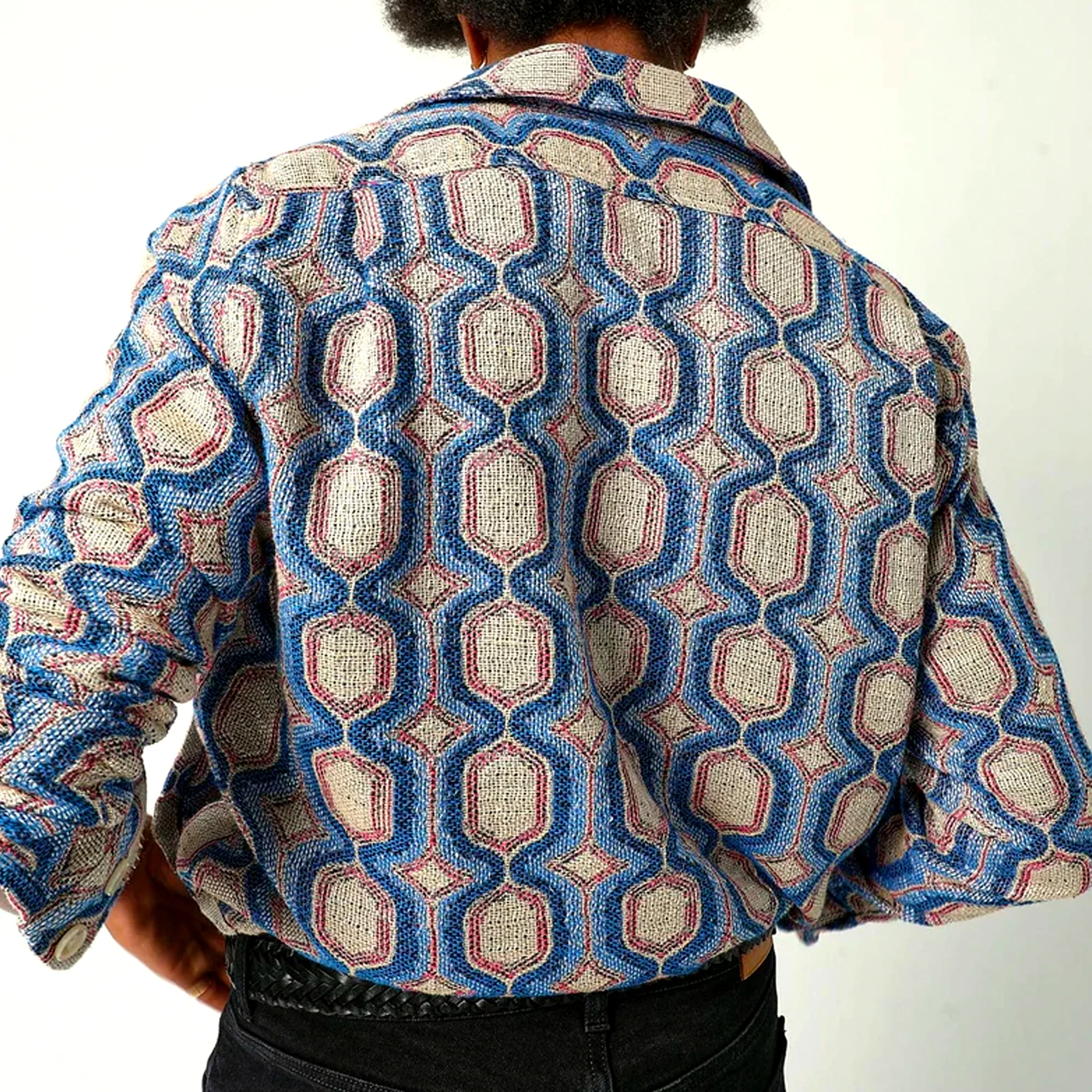 Corridor Mens Mosaic Military Jacket - Image 3