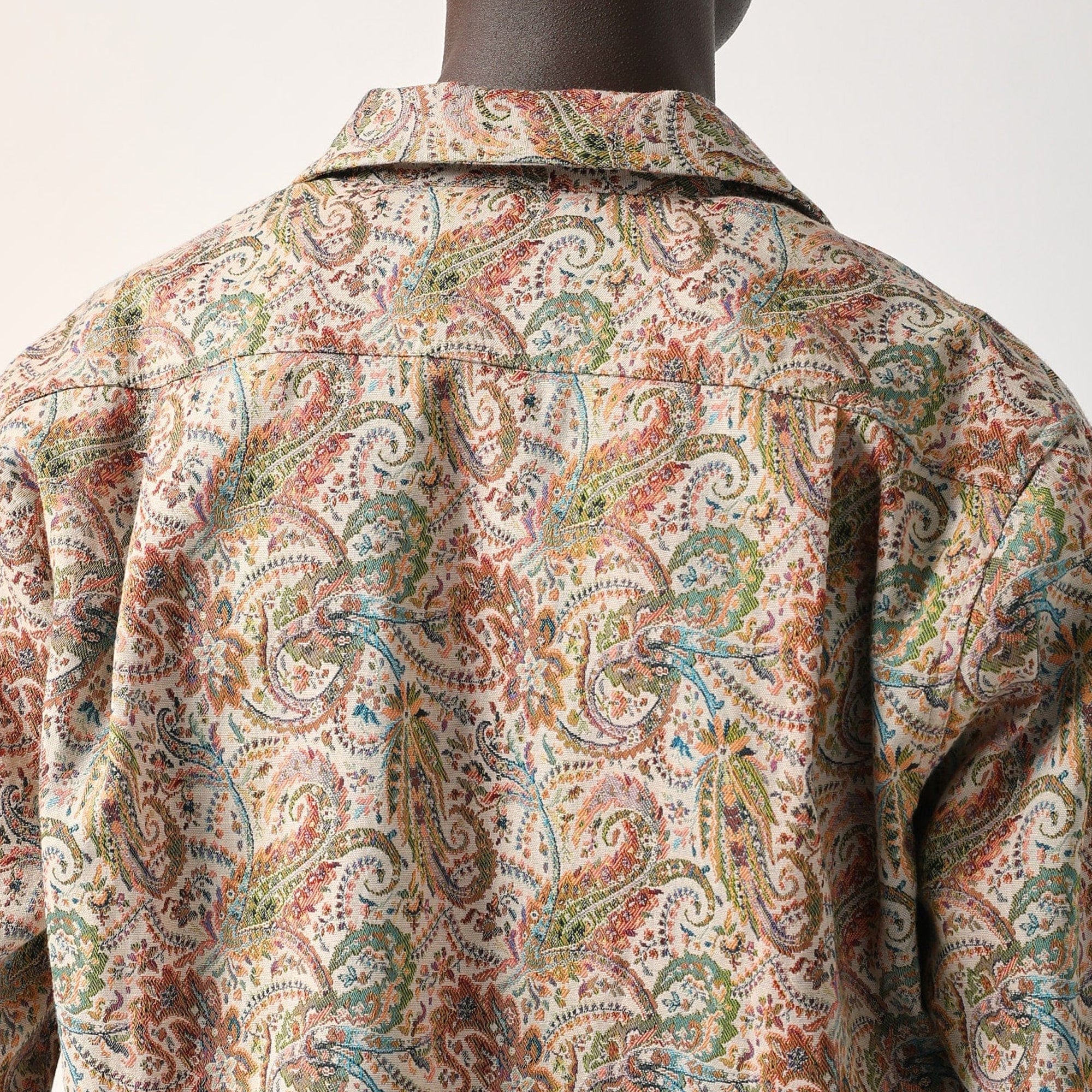 Corridor Mens Paisley Jacquard Military Jacket - Image 3
