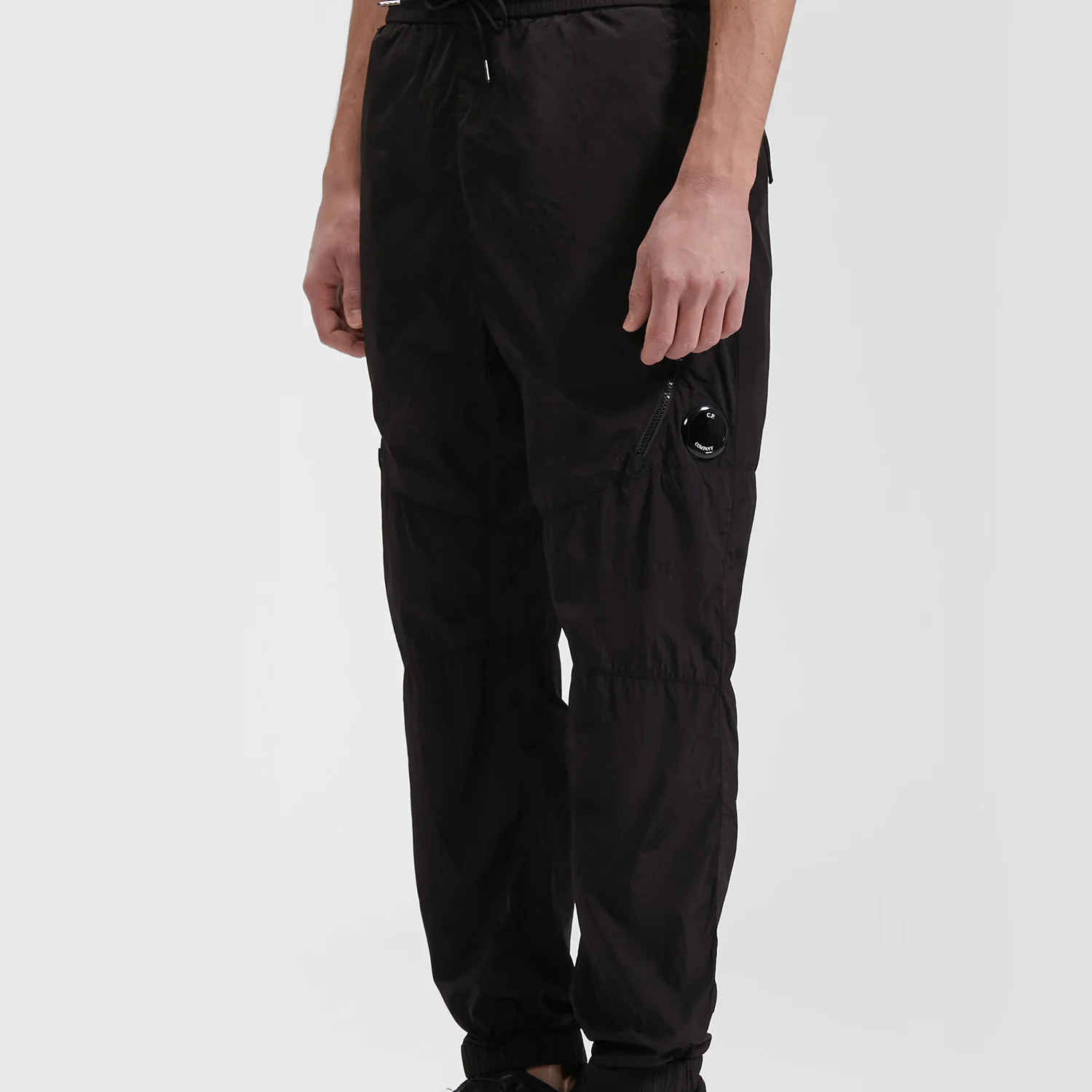 CP Company Mens Black Cargo Pants - Image 2