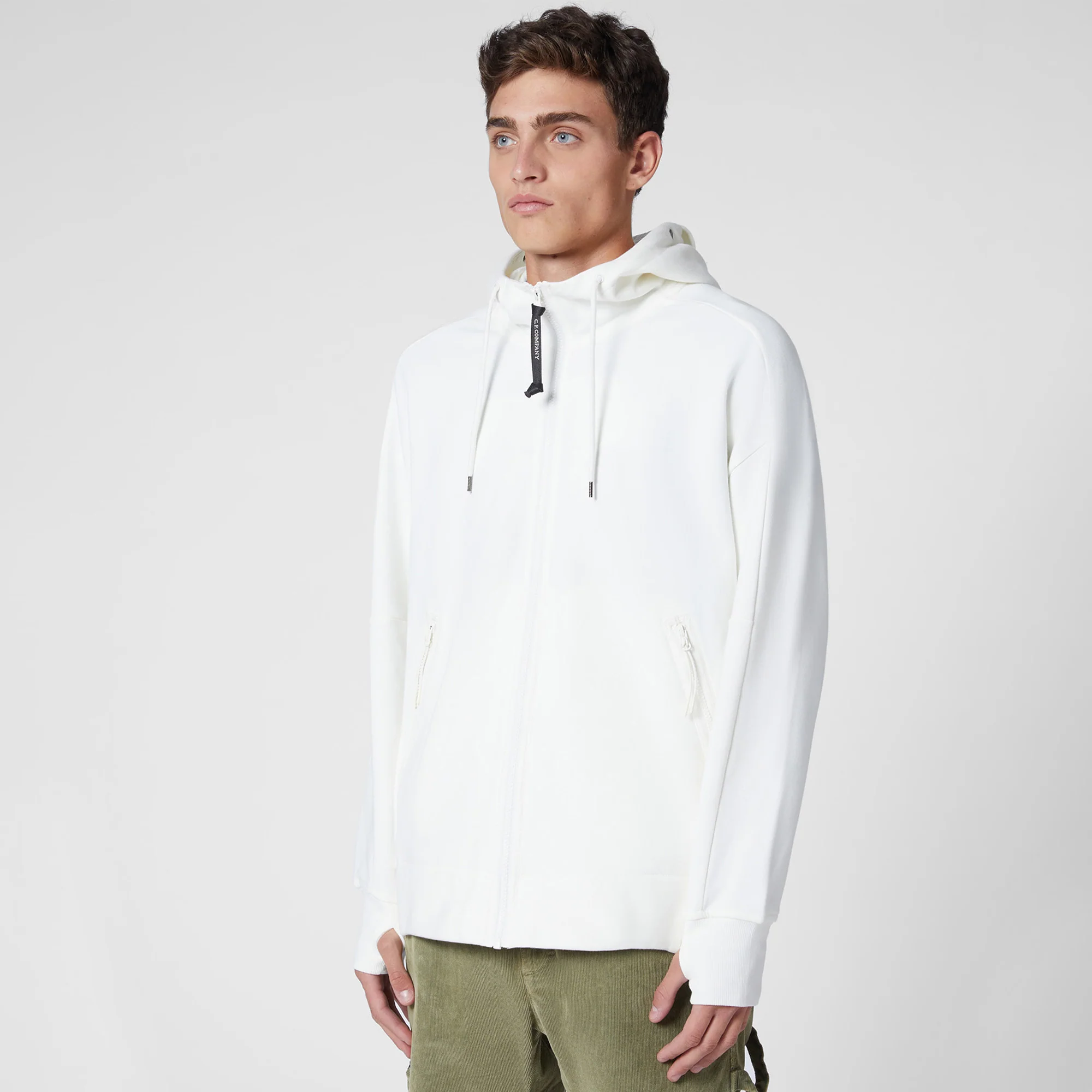 C.P. Company Diagonal Raised Hooded Fleece - Image 2