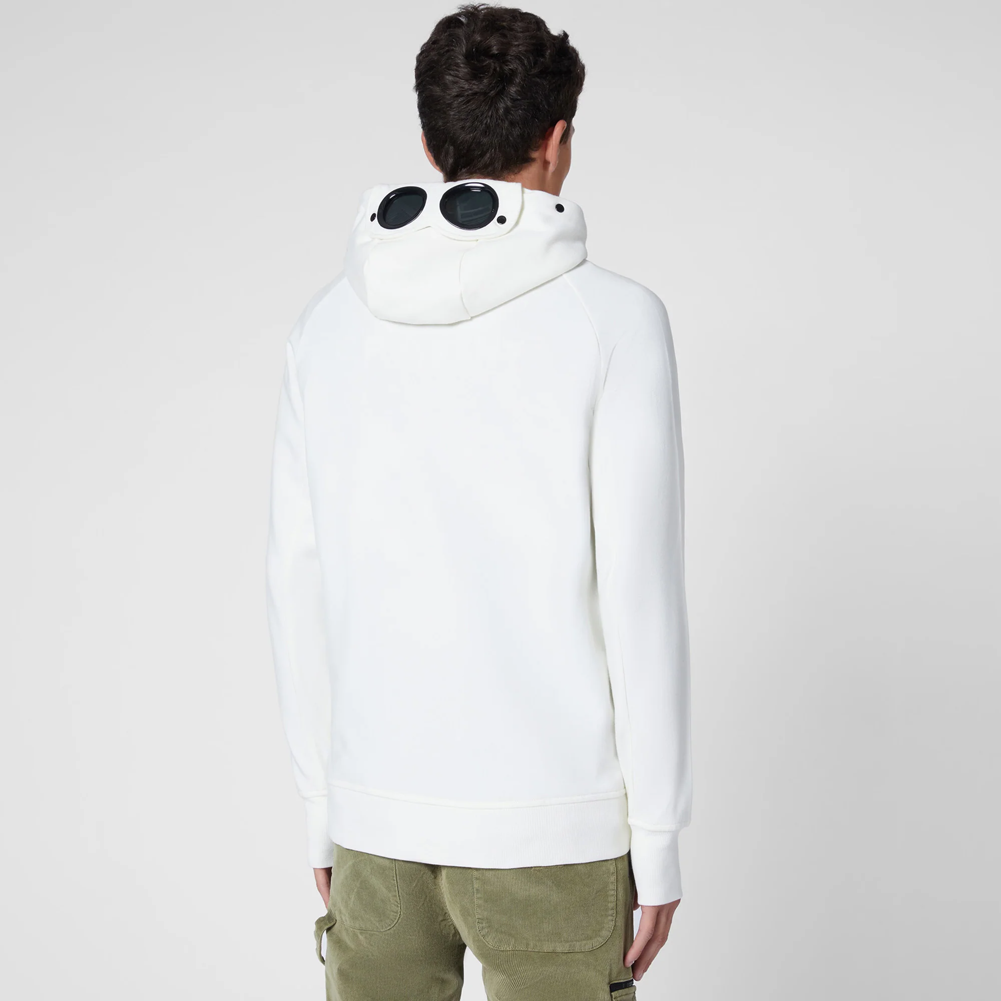 C.P. Company Diagonal Raised Hooded Fleece - Image 3