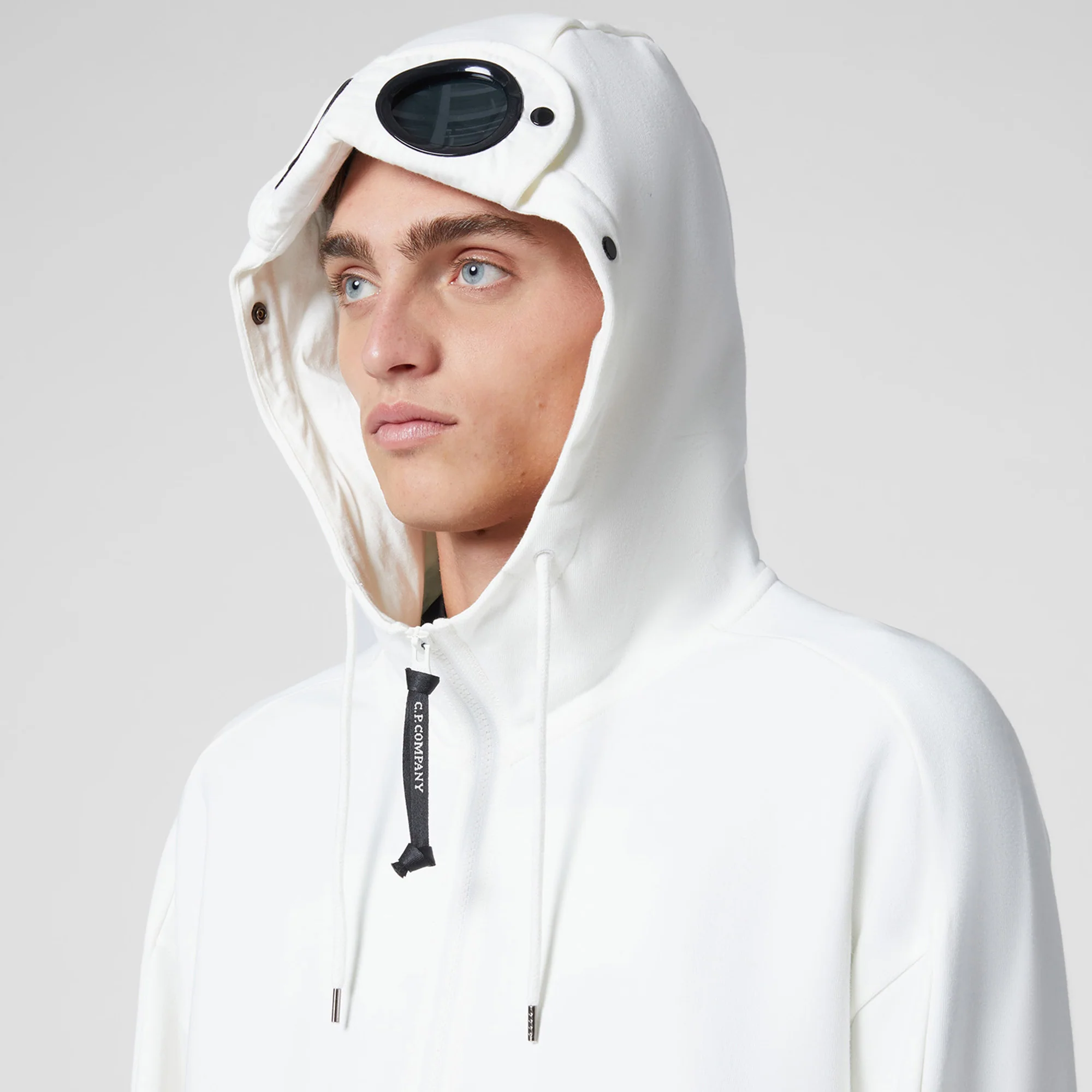 C.P. Company Diagonal Raised Hooded Fleece - Image 4