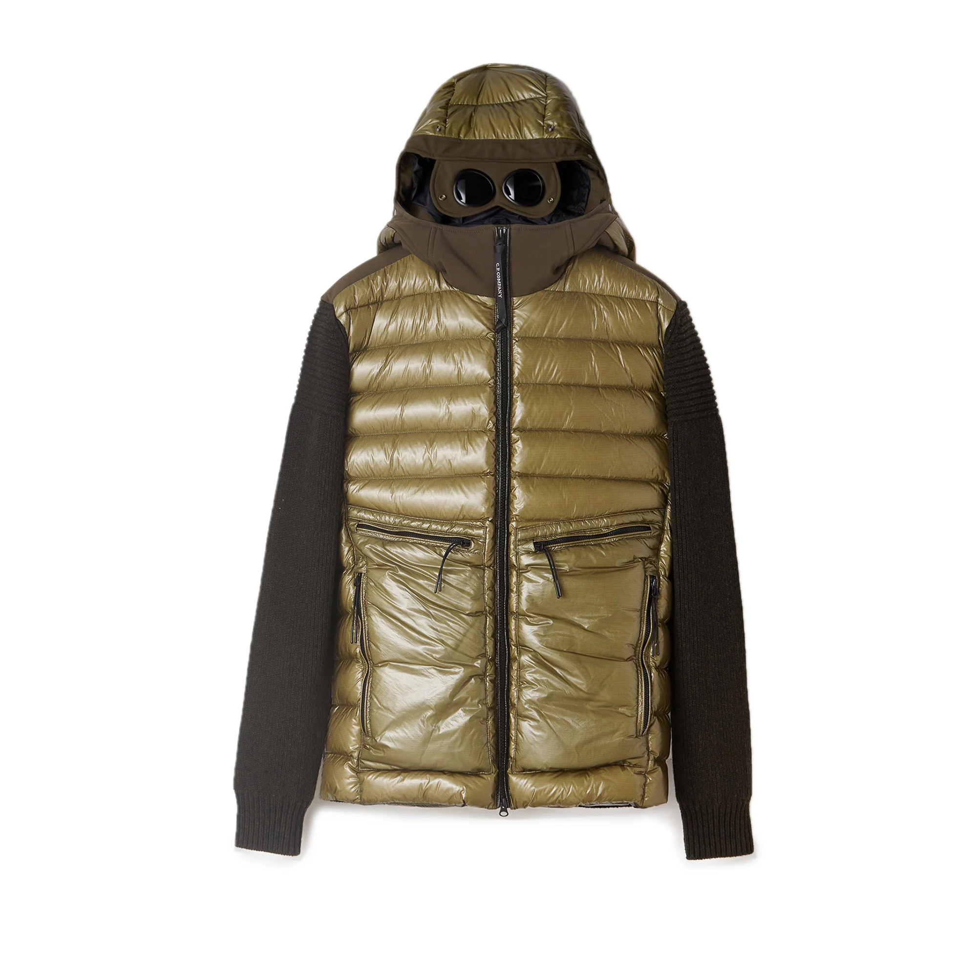 C.P. Company Lambswool & Nylon Knit Jacket