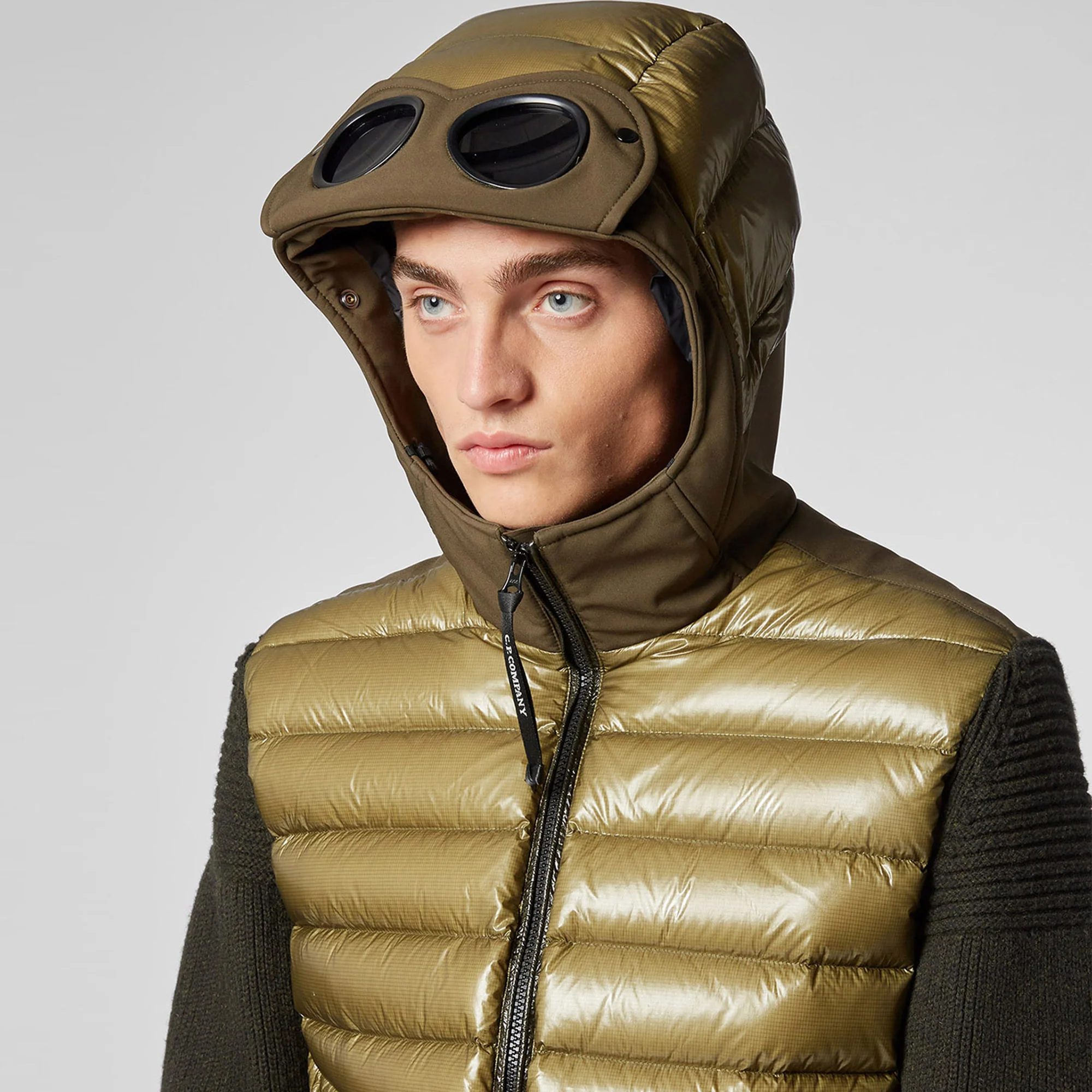 C.P. Company Lambswool & Nylon Knit Jacket - Image 4