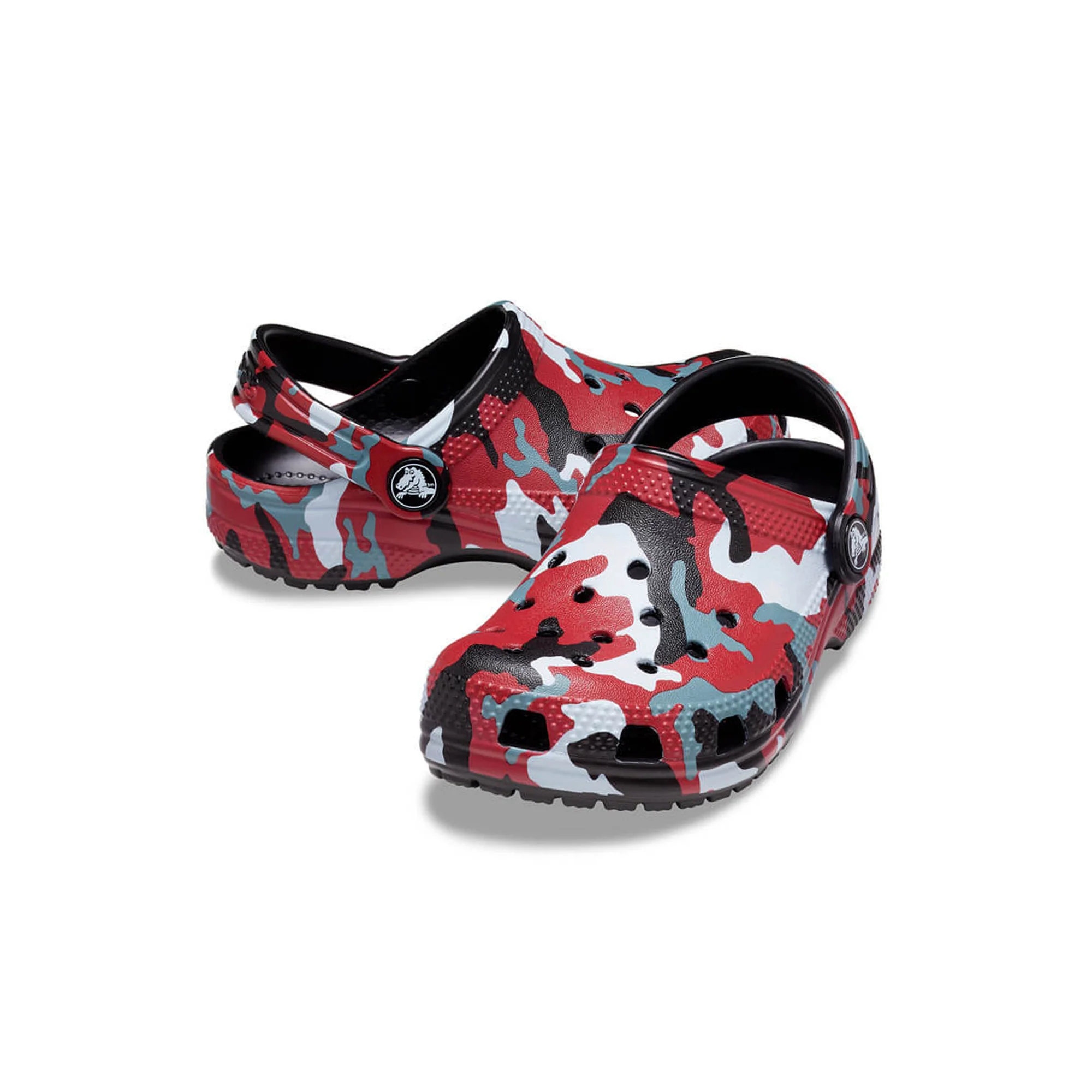 Crocs Kids Classic Camo Clogs - Image 2