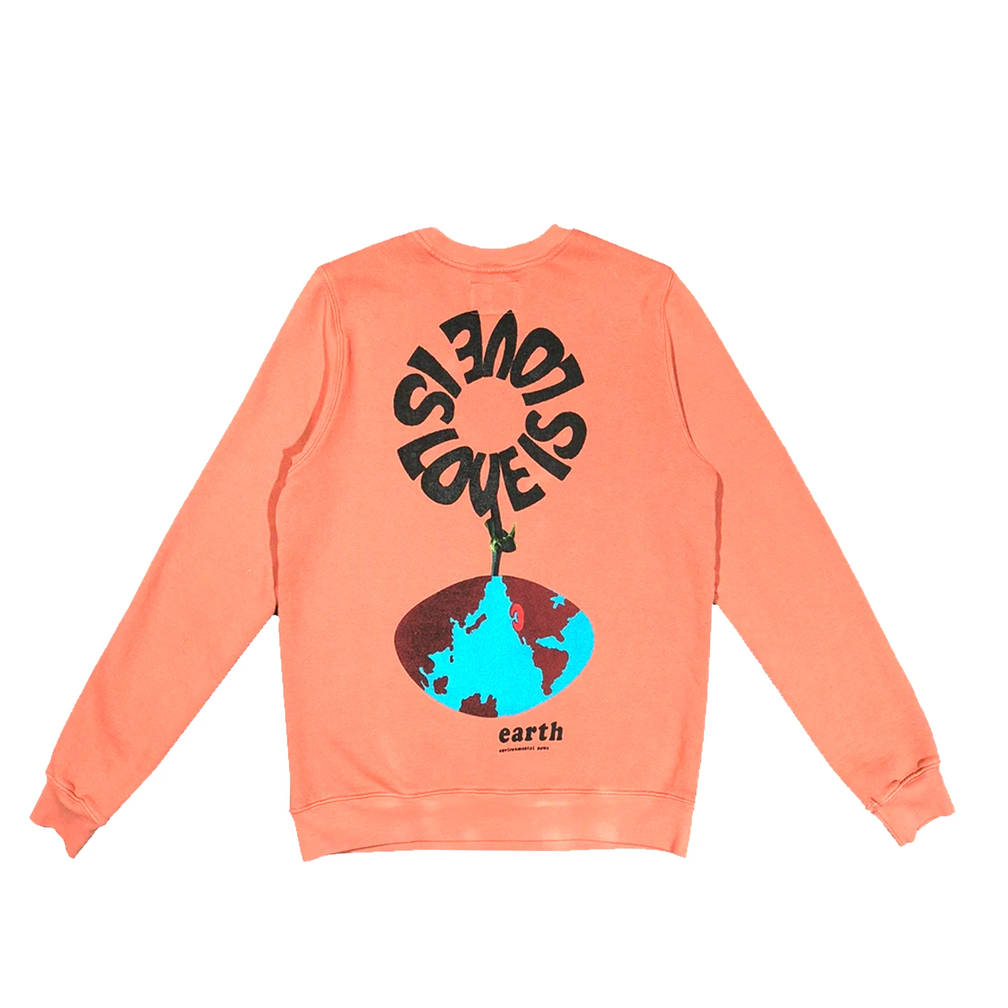 CRTFD Mens Organic Love 'Terracotta' Crew - Image 2