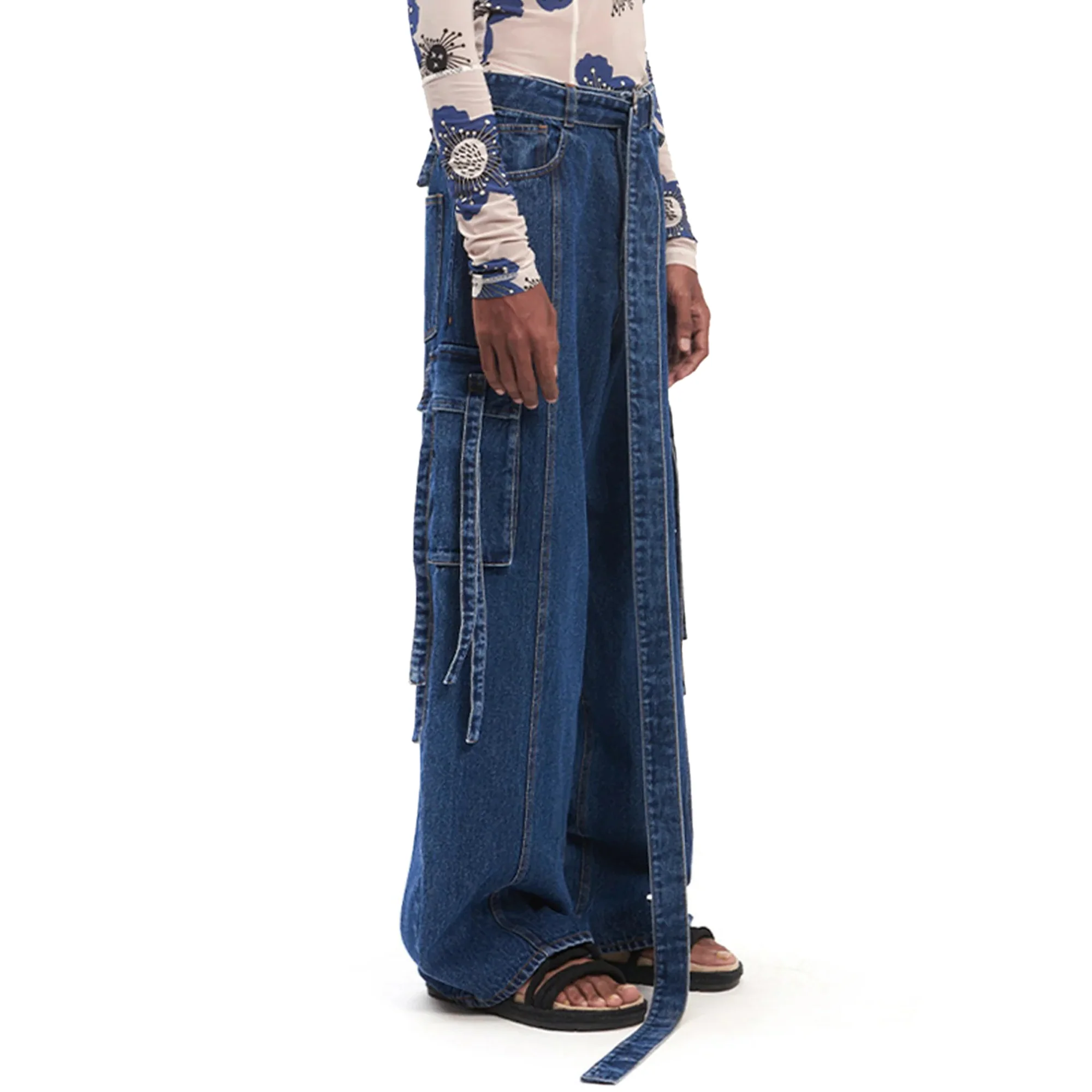 Dhruv Kapoor Mens Cargo Jeans - Image 3