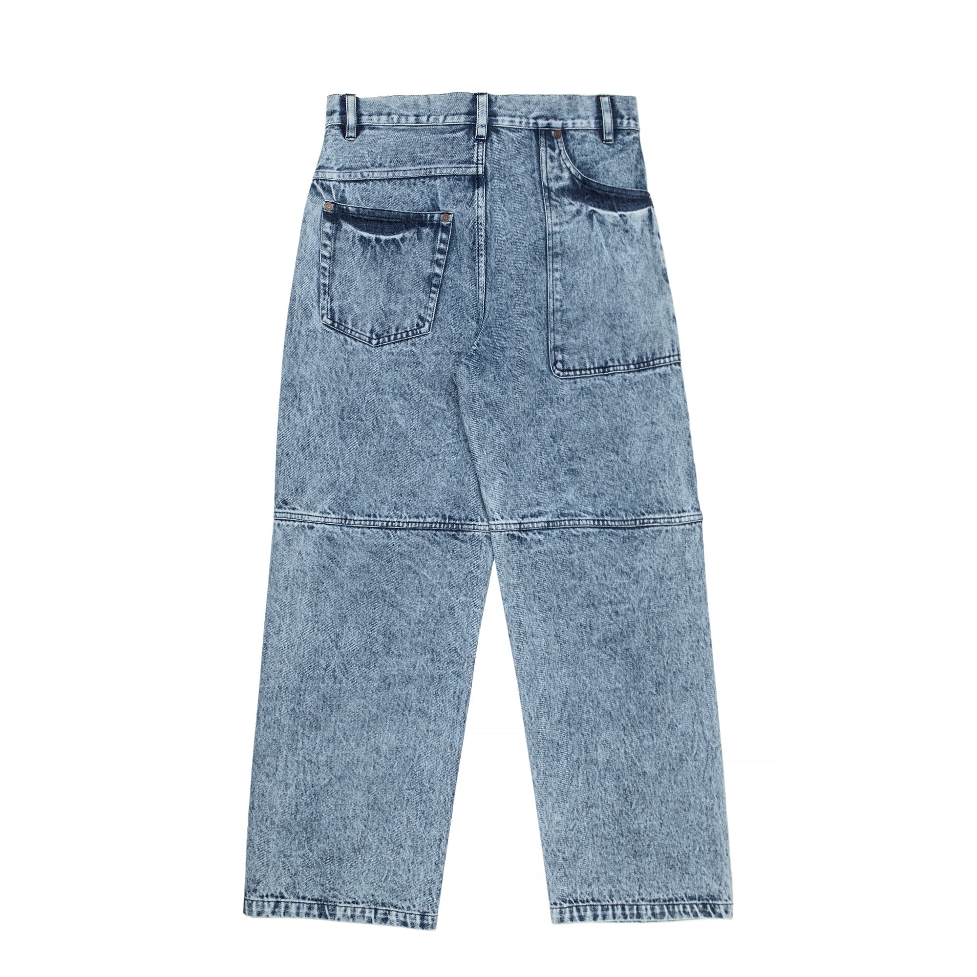 Dhruv Khapoor Mens Acid Washed Slit Jeans - Image 2