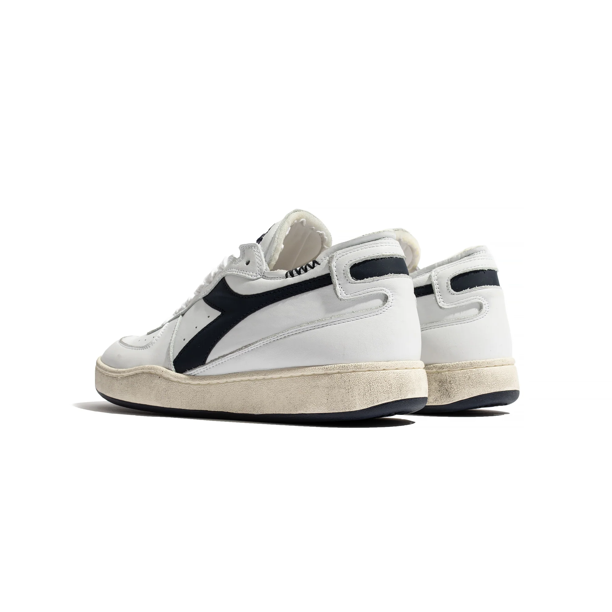 Diadora Mens Mi Basket Row Cut Shoes - Image 3