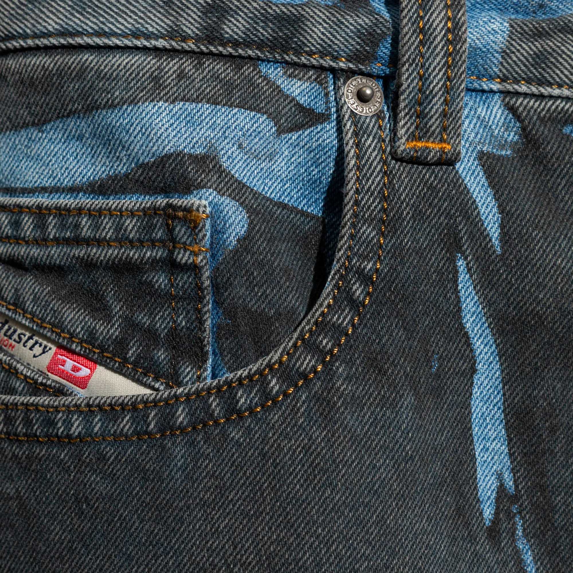 Diesel Mens 2001 D-MACRO-S Denim Pants - Image 2