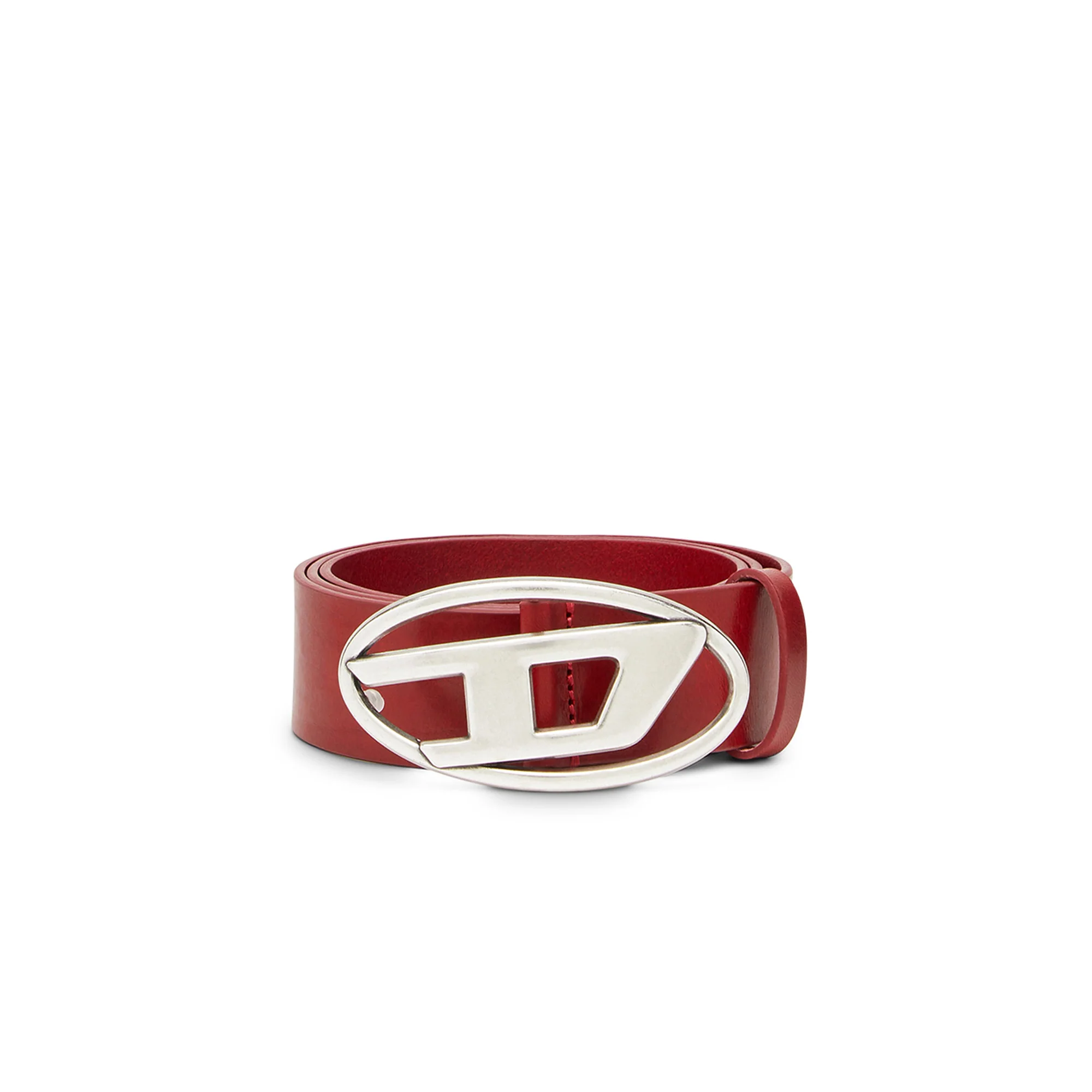 Diesel B-1DR Leather with D buckle Belt