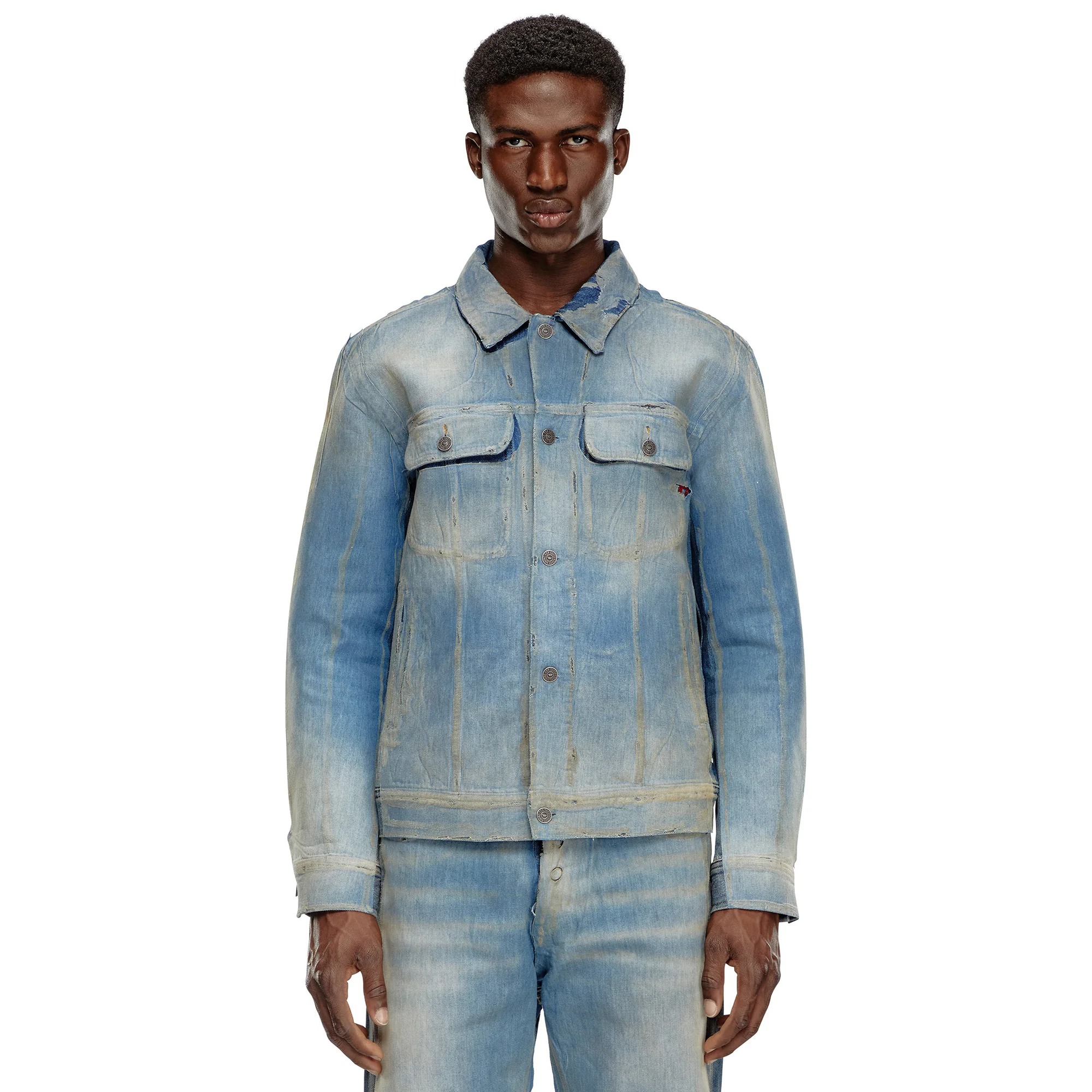 Diesel Mens D-Bracy S3 Denim Jacket - Image 4