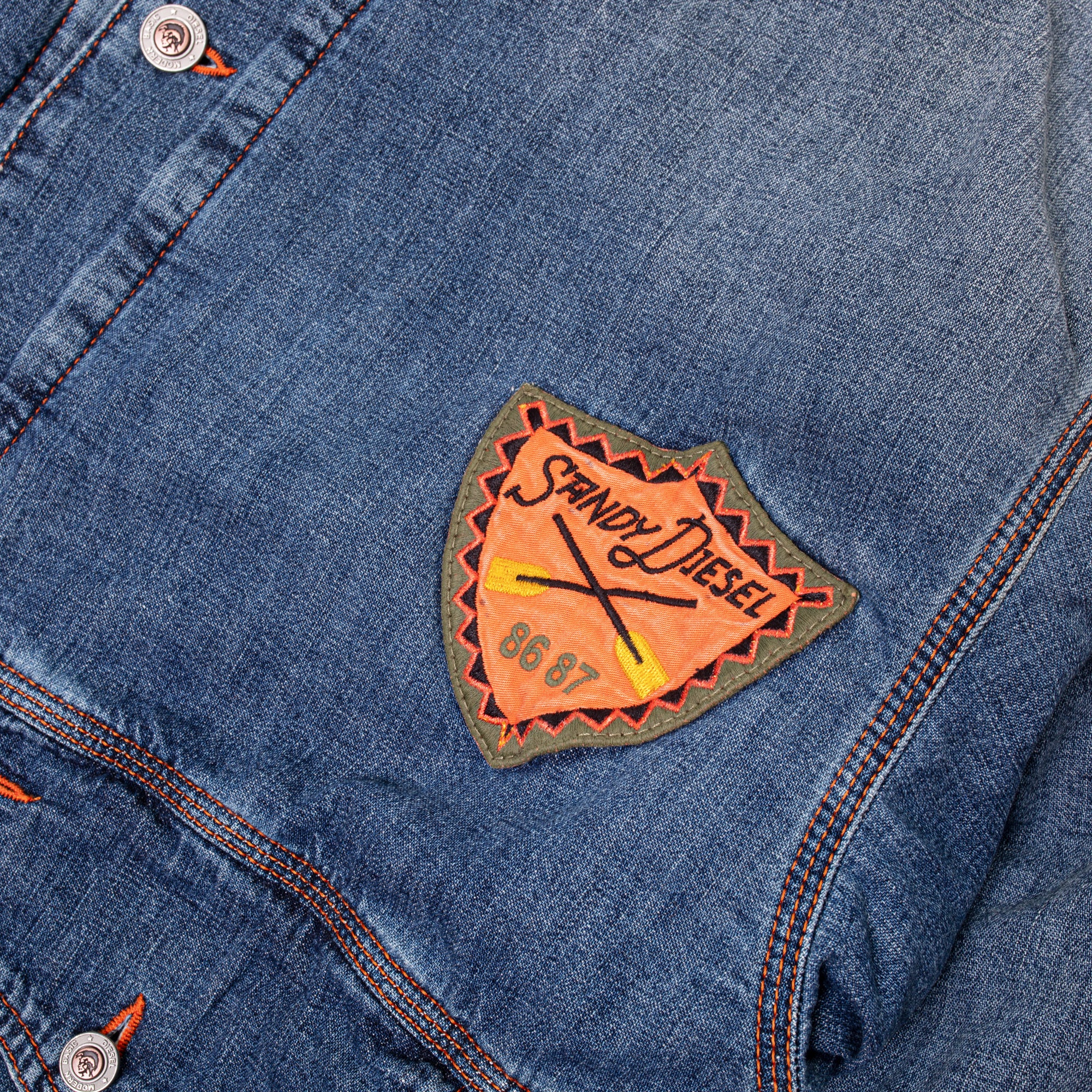 Diesel Mens Denim Jacket - Image 4