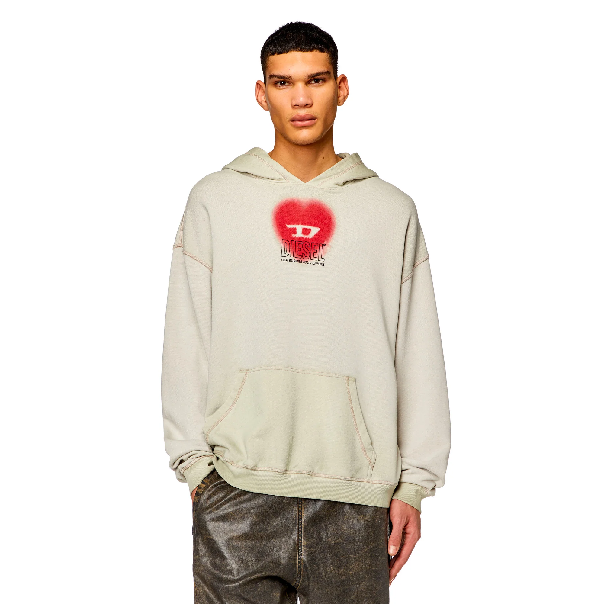 Diesel Mens S-BOXT-HOOD-N10 Hoodie - Image 2