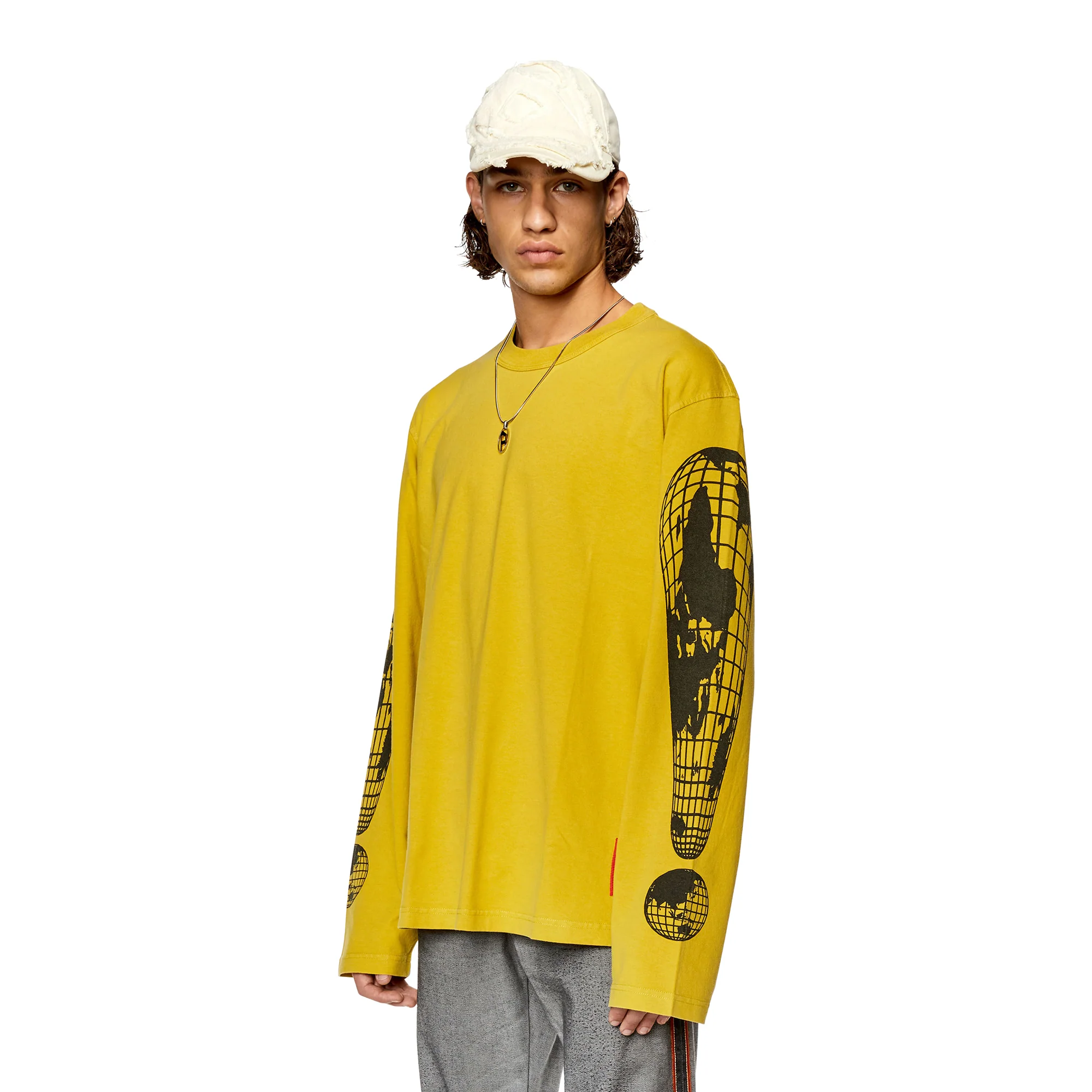 Diesel Mens T-CRANE-LS-L3 LS Tee - Image 3