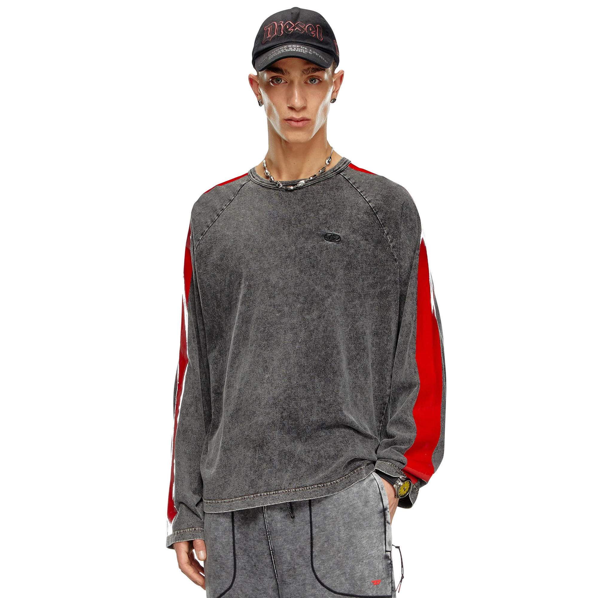 Diesel Mens T-Redroxt L/S Tee - Image 2