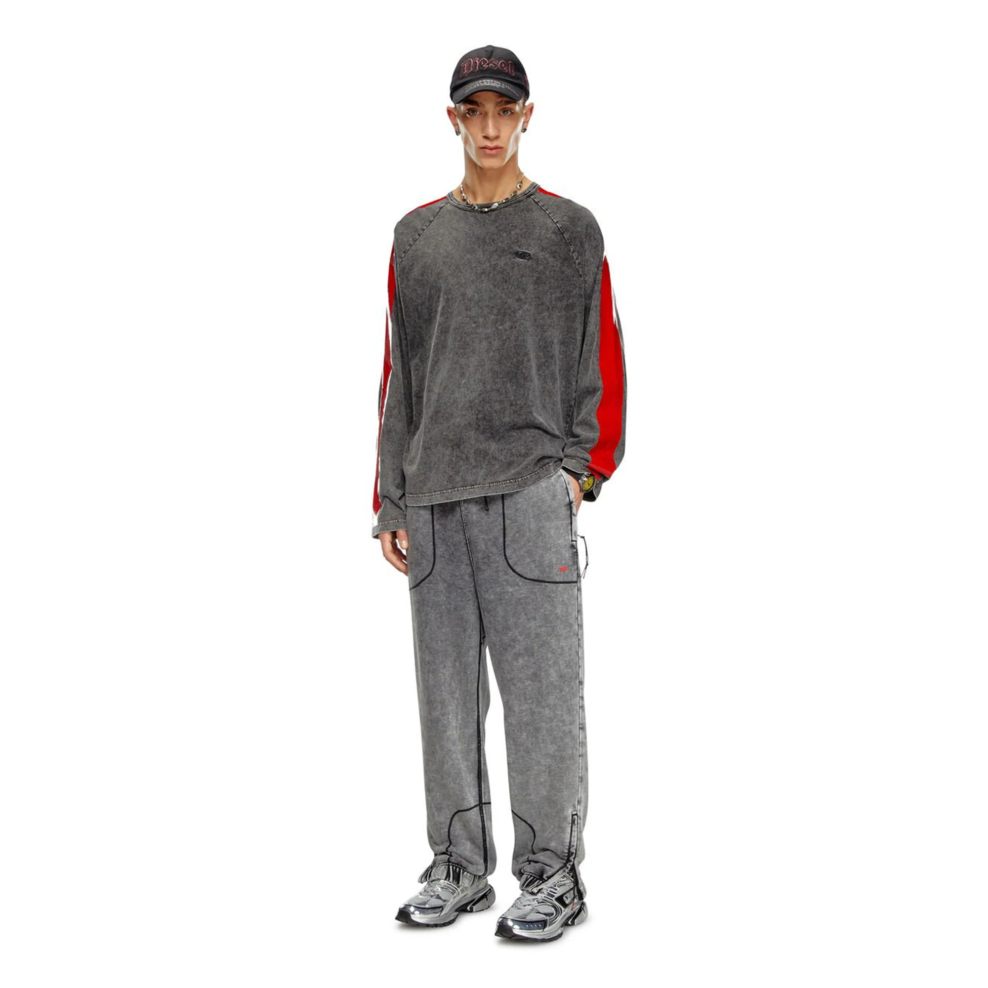 Diesel Mens T-Redroxt L/S Tee - Image 4