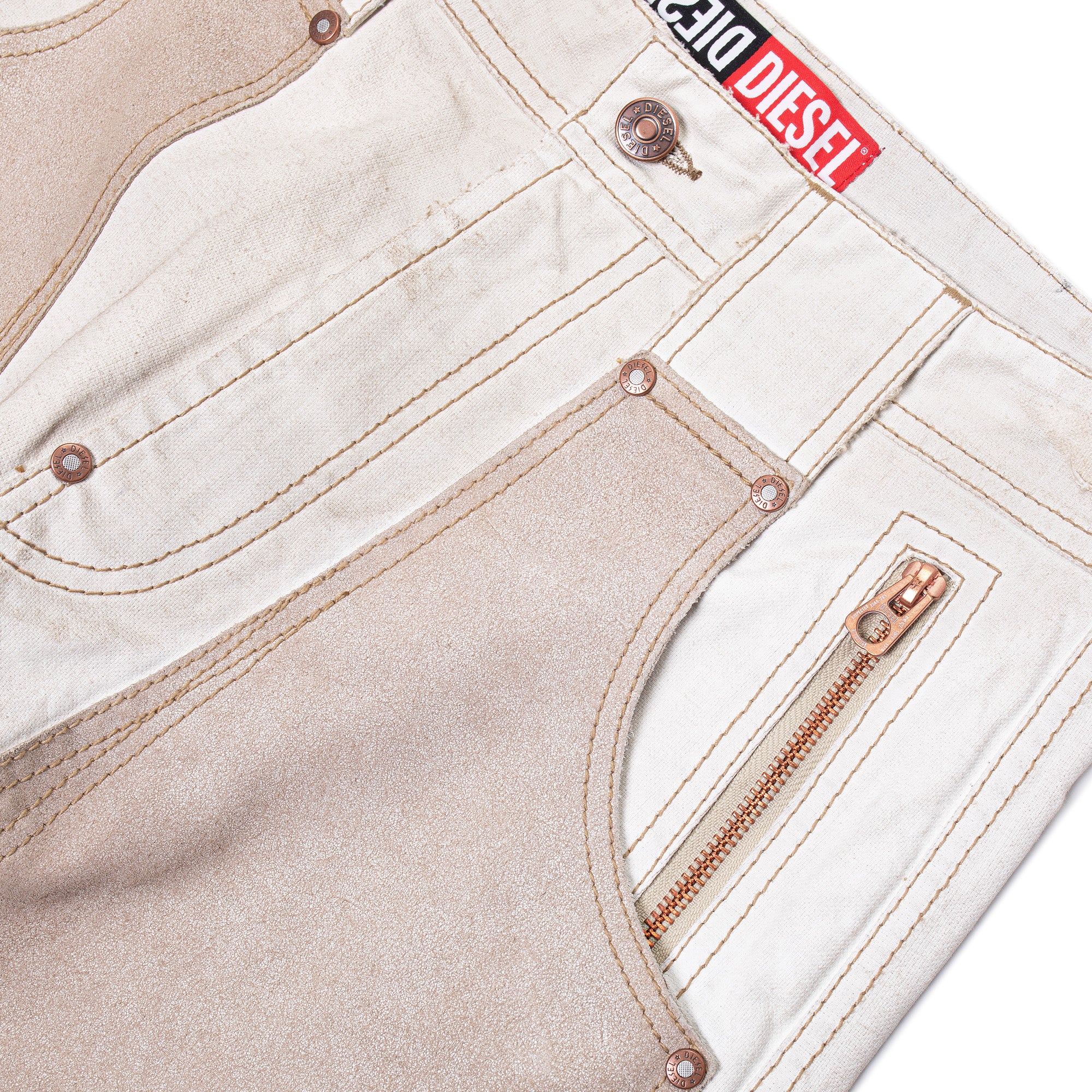 Diesel Mens 'Ivory' Trousers - Image 3