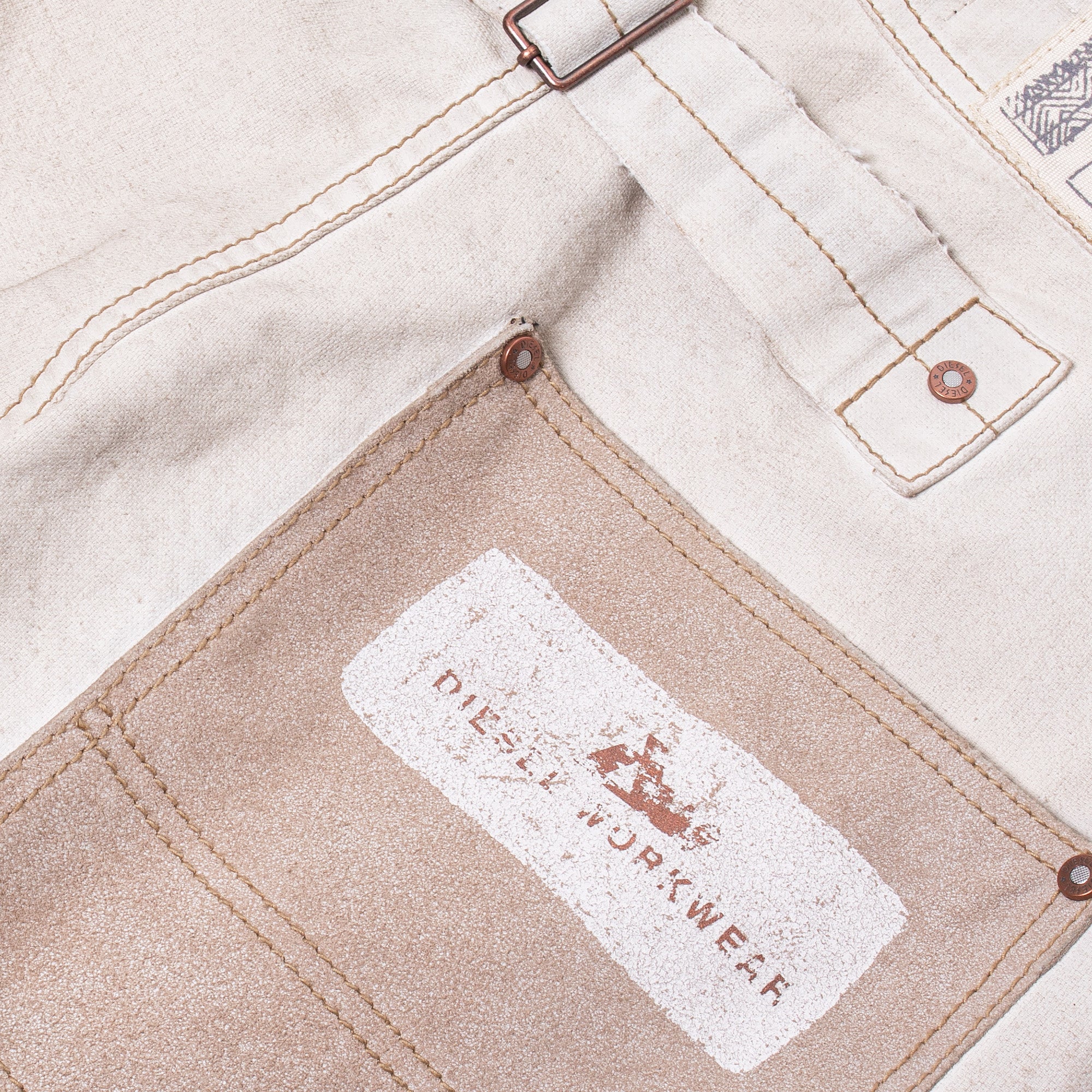 Diesel Mens 'Ivory' Trousers - Image 4