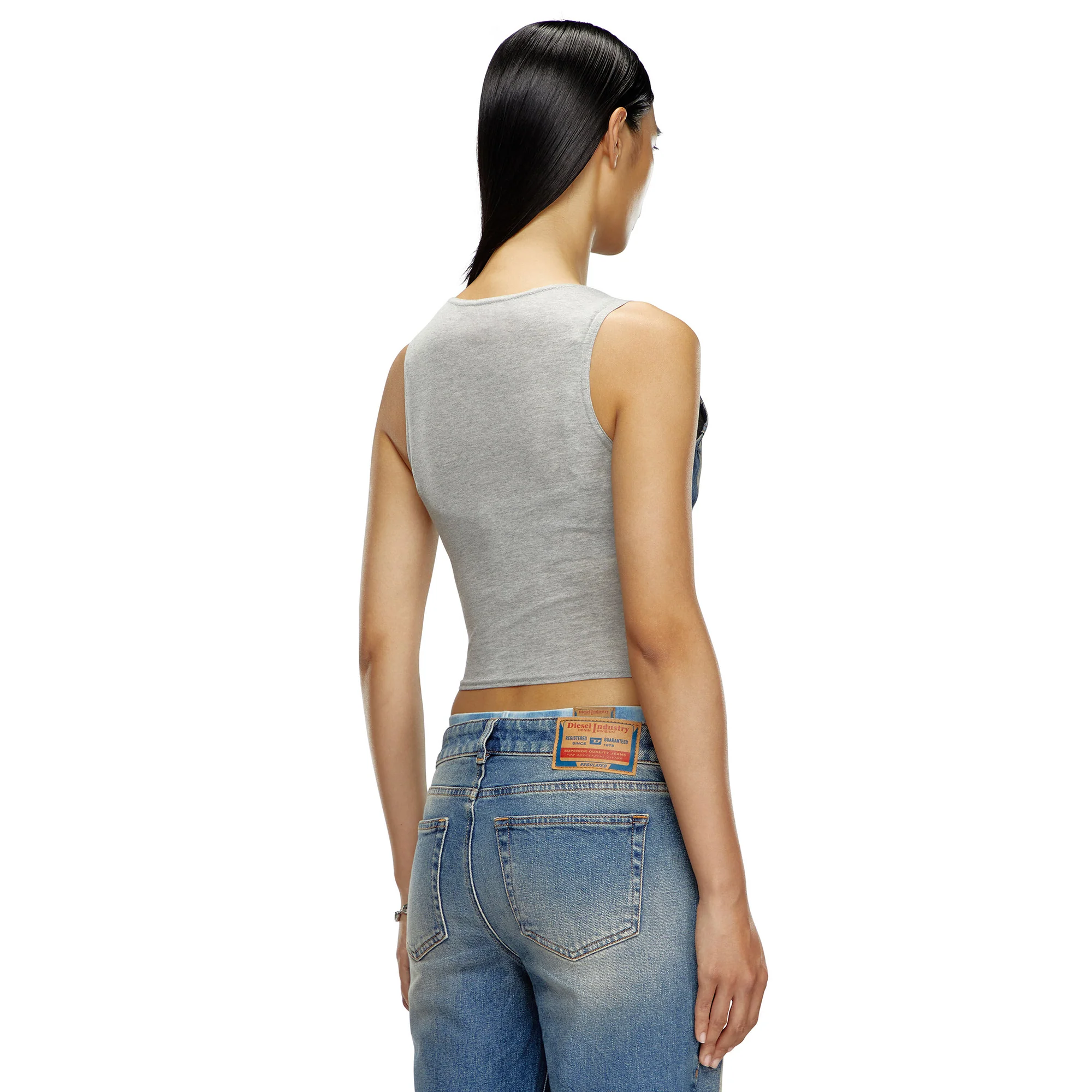 Diesel Womens De-Benedicta-S Denim Top - Image 4