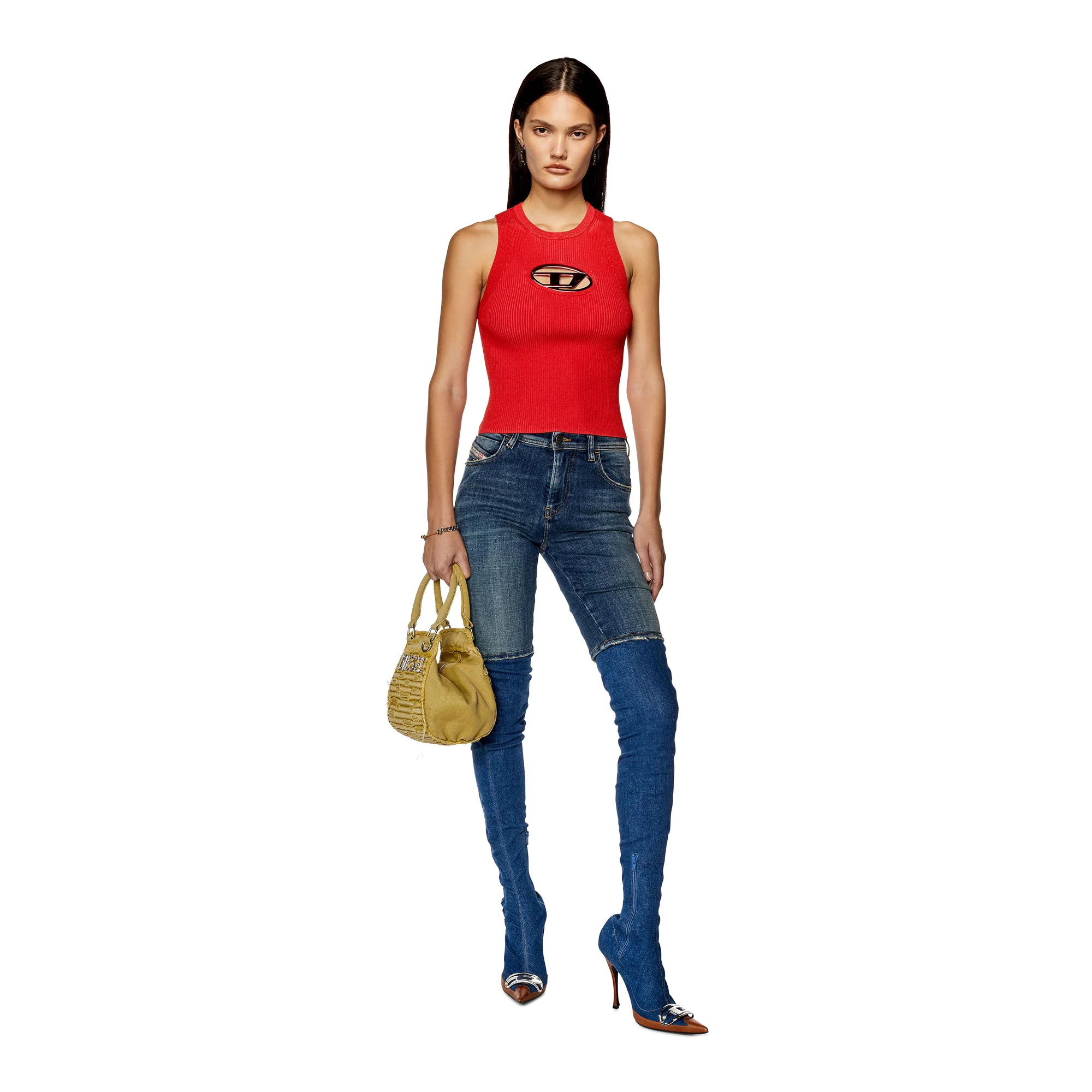 Diesel Womens M-ONERVA-TOP Tank Top - Image 3