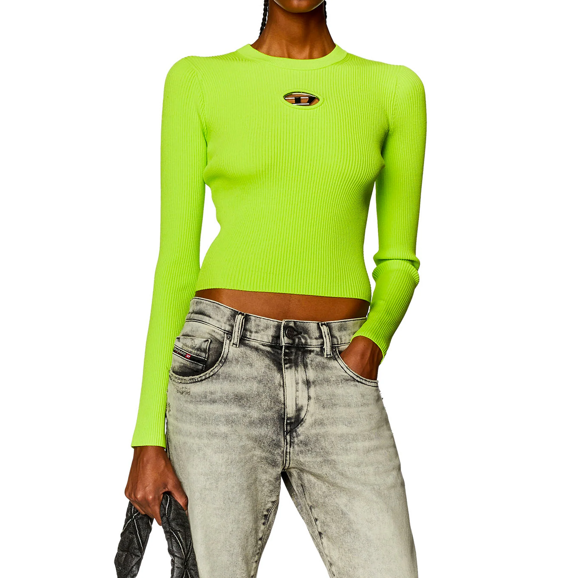 Diesel Womens M-VALARY Knit Shirt - Image 2