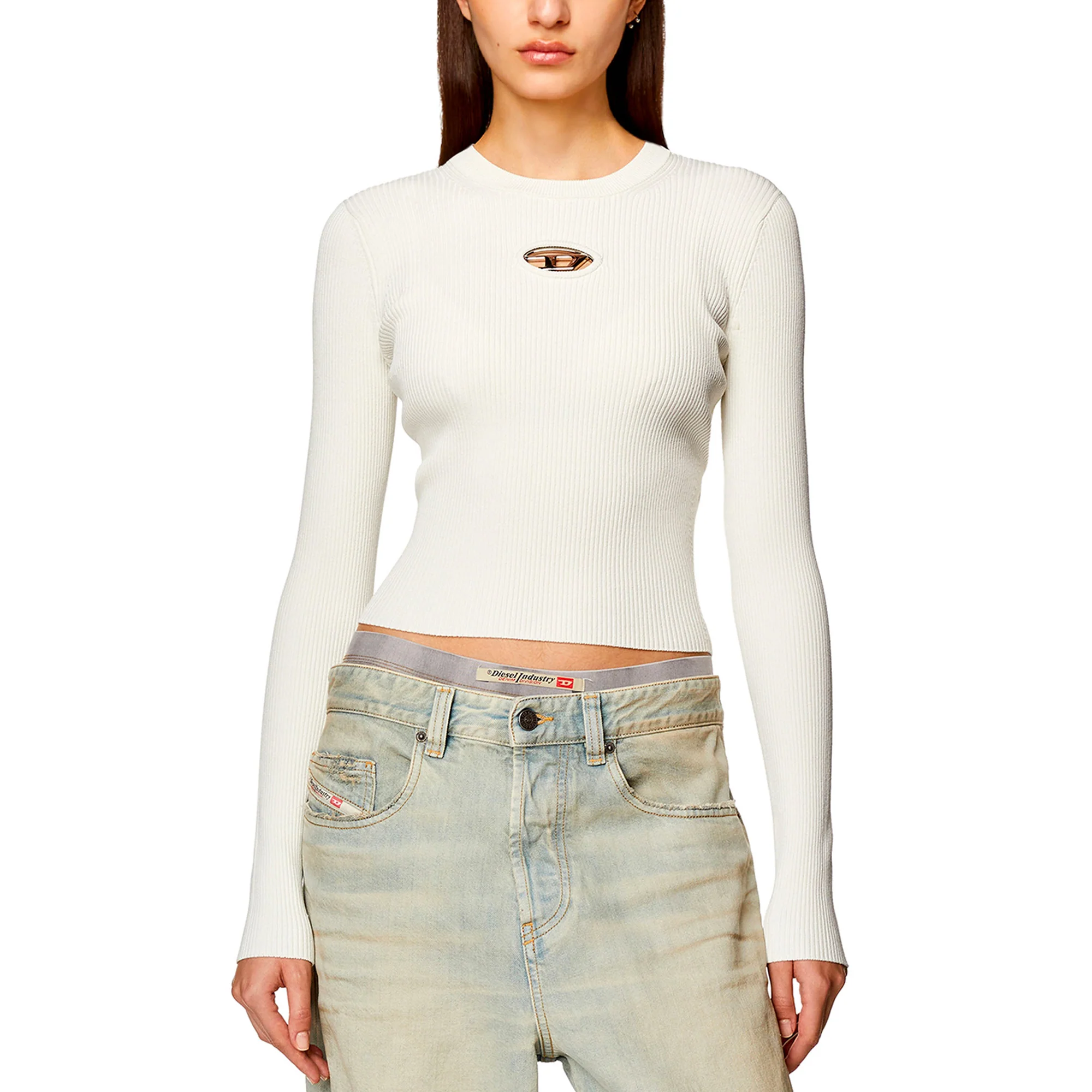Diesel Womens M-VALARY Knit Shirt - Image 2