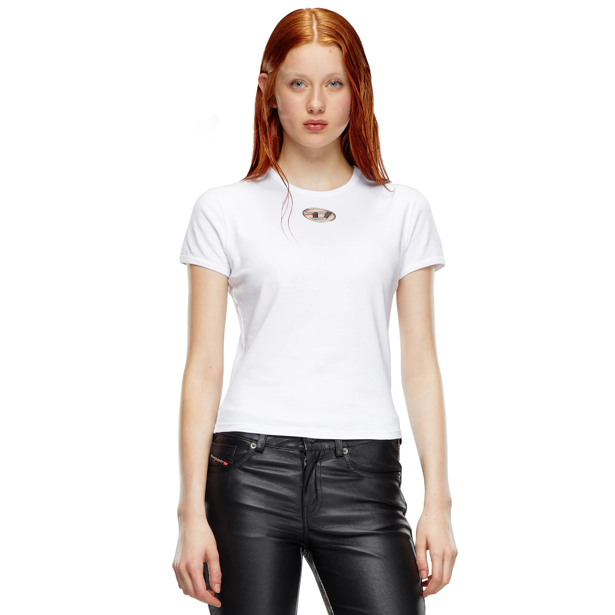 Diesel Womens T-Uncutie-Long-Od Tee - Image 4