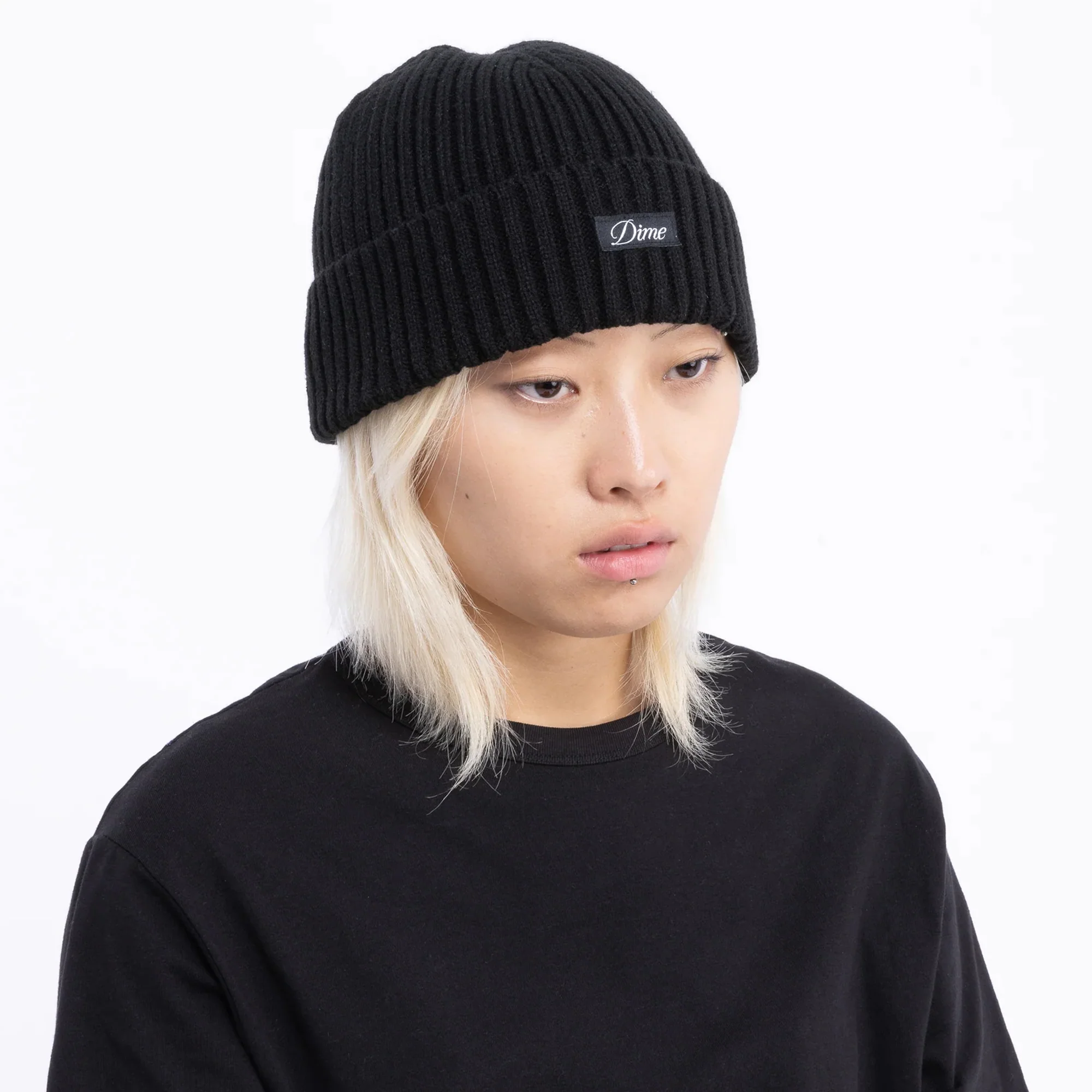 Dime Cursive Fold Beanie - Image 2