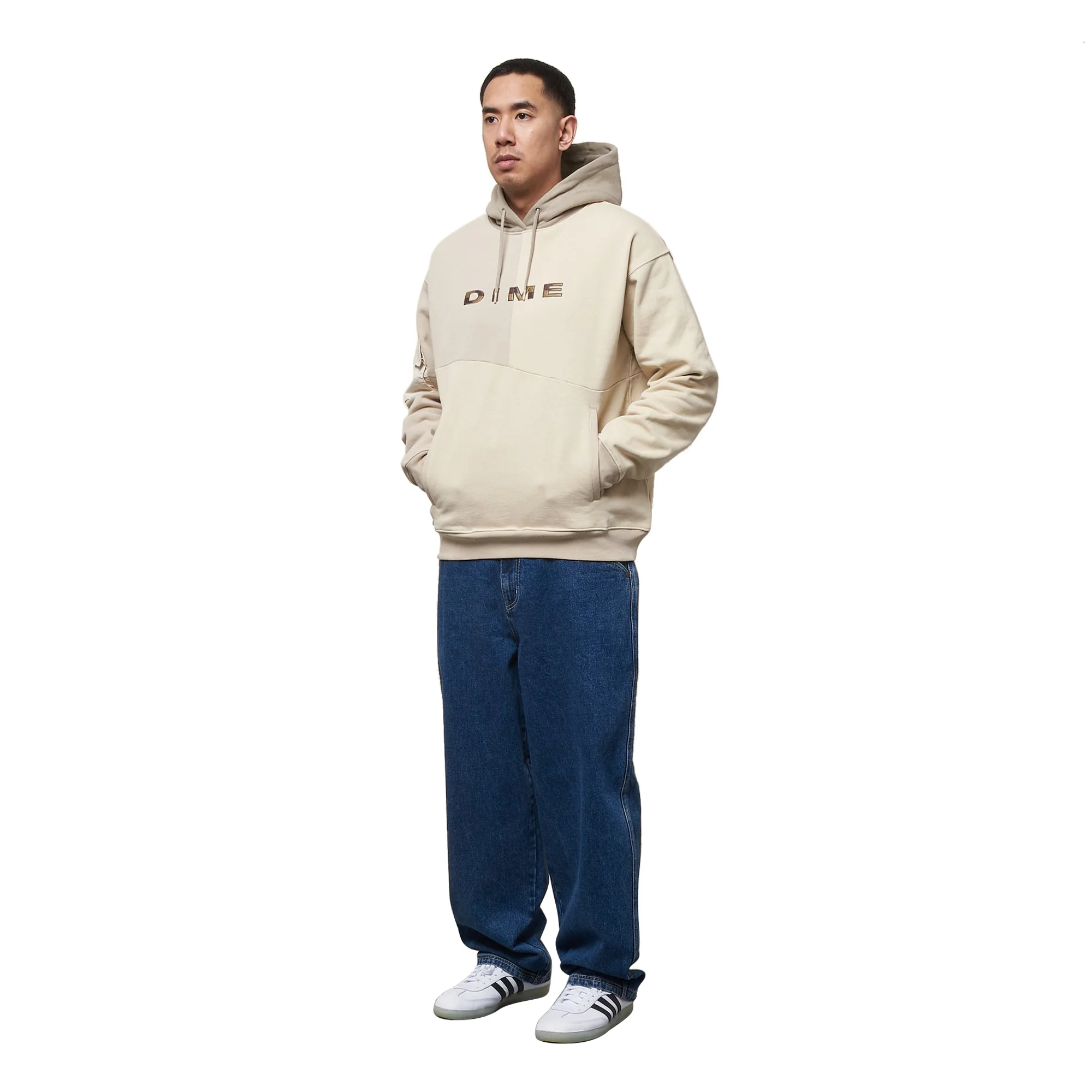 Dime Mens 3 Tone Split Hoodie - Image 2