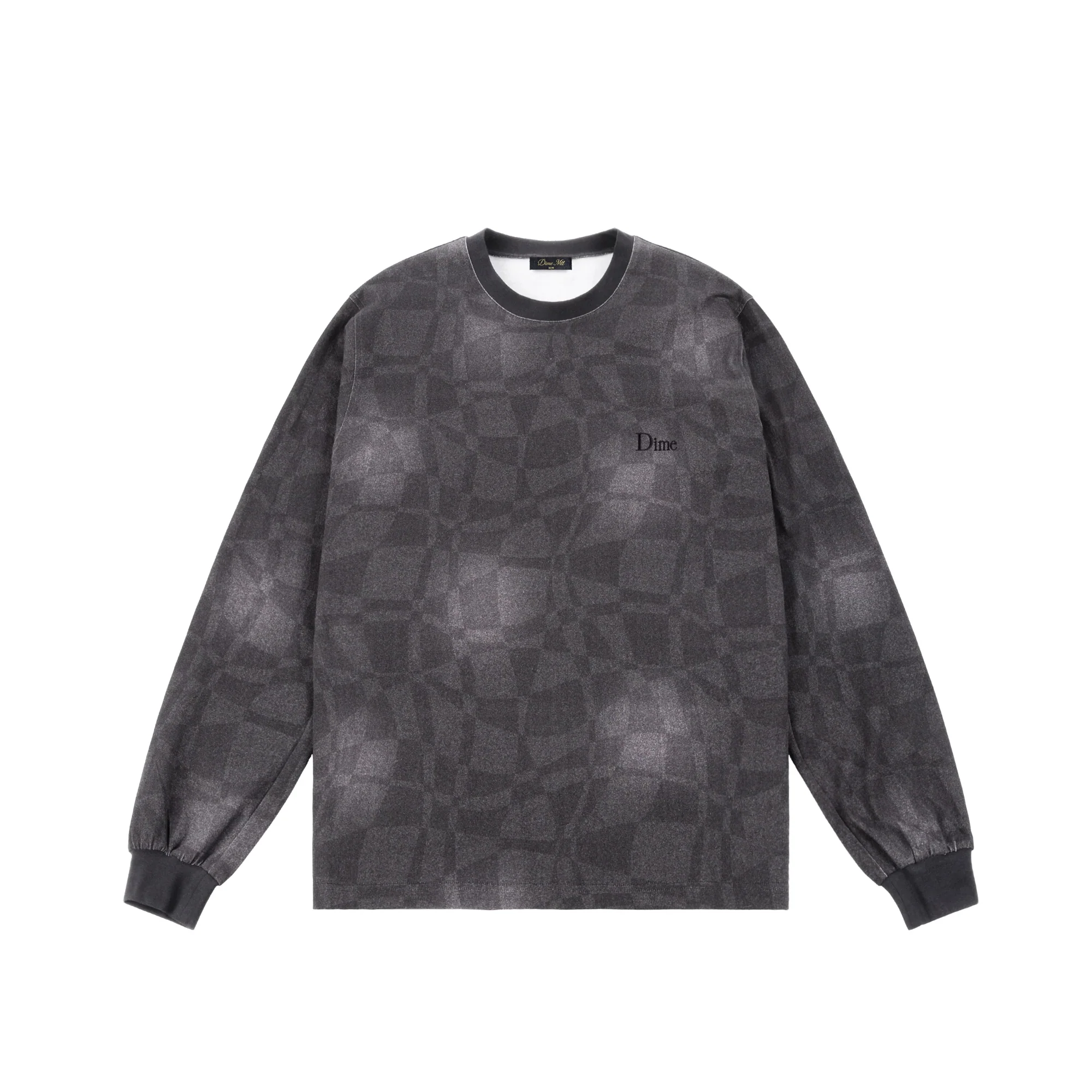 Dime Mens Abstract LS Shirt