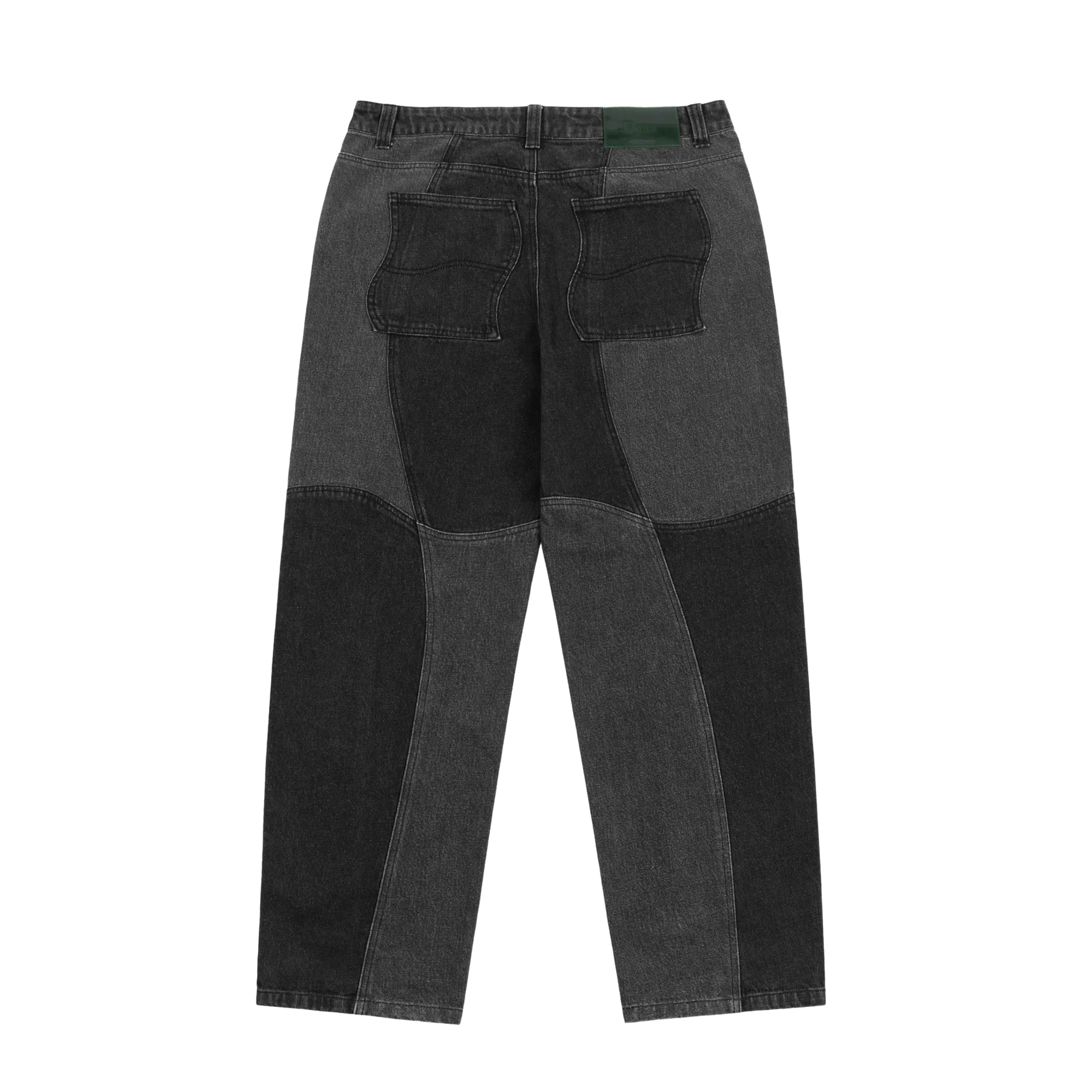 Dime Mens Blocked Relaxed Denim Pants - Image 2