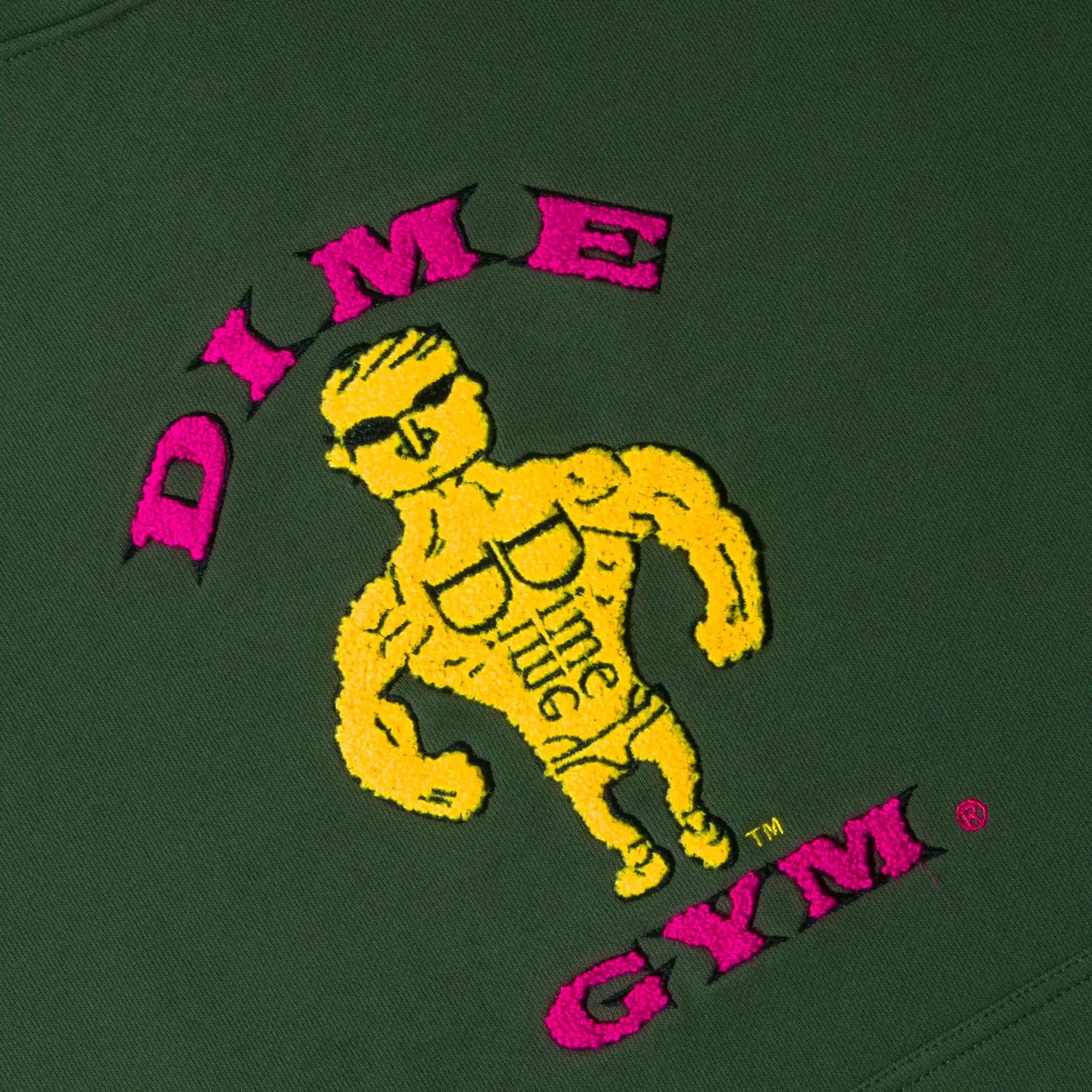 Dime Mens Buff Chenille Hoodie - Image 2