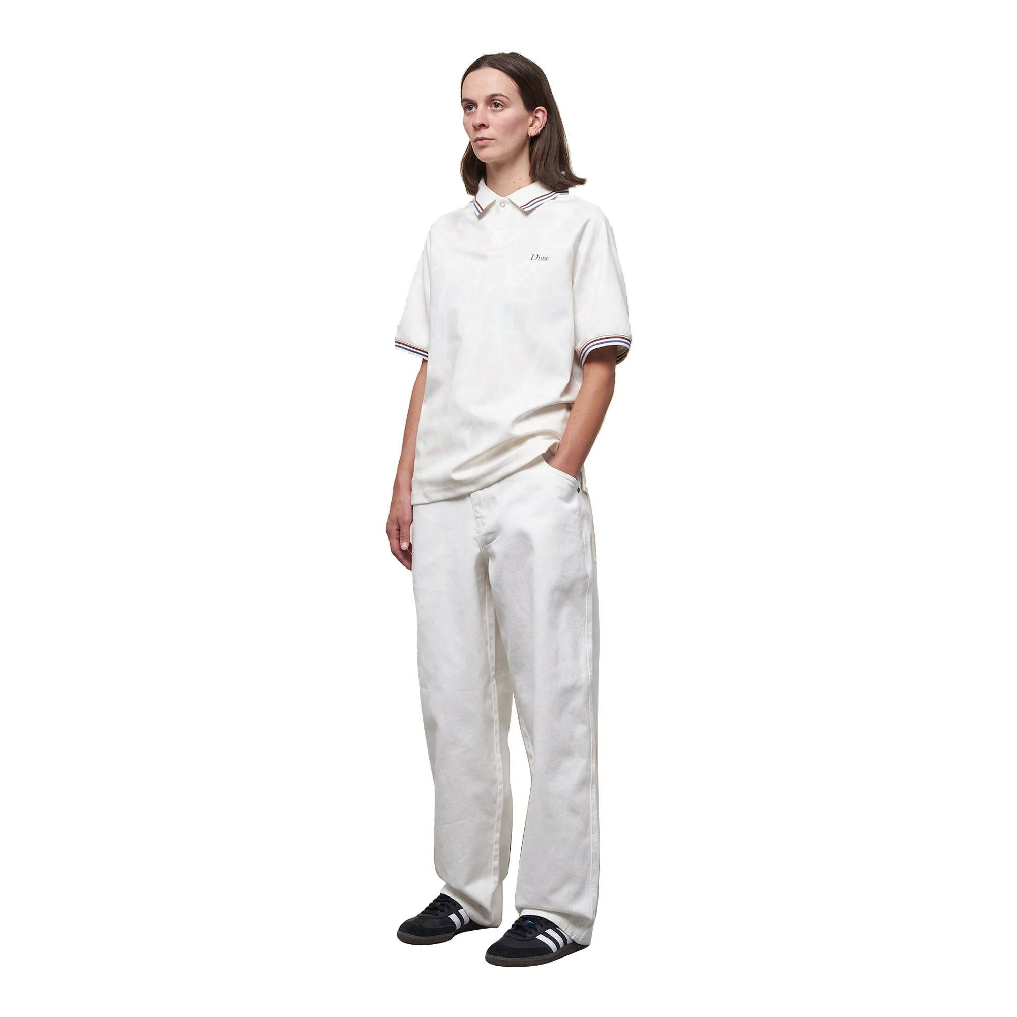Dime Mens Ceramic Polo Shirt - Image 2