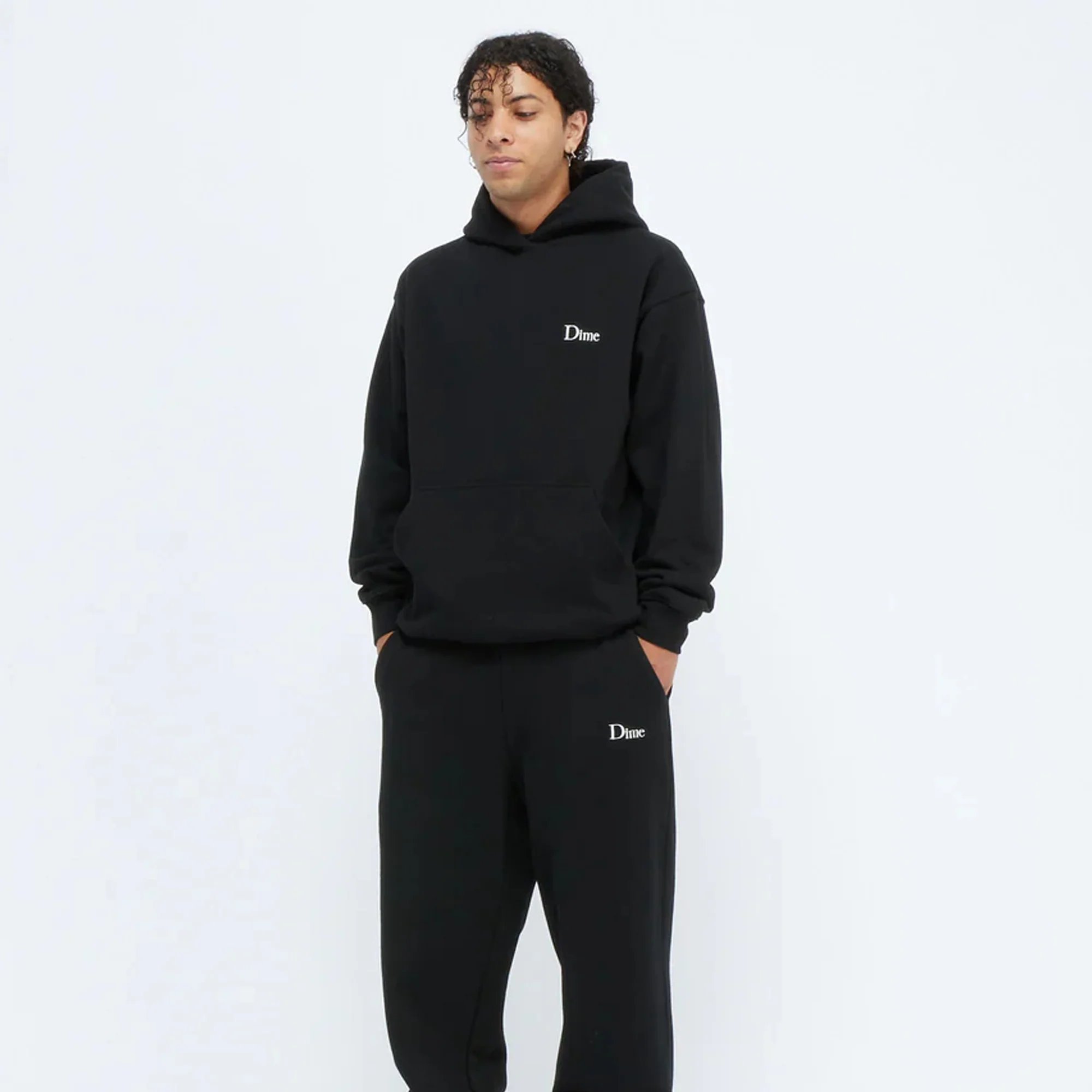 Dime Mens Classic Small Logo Hoodie - Image 2