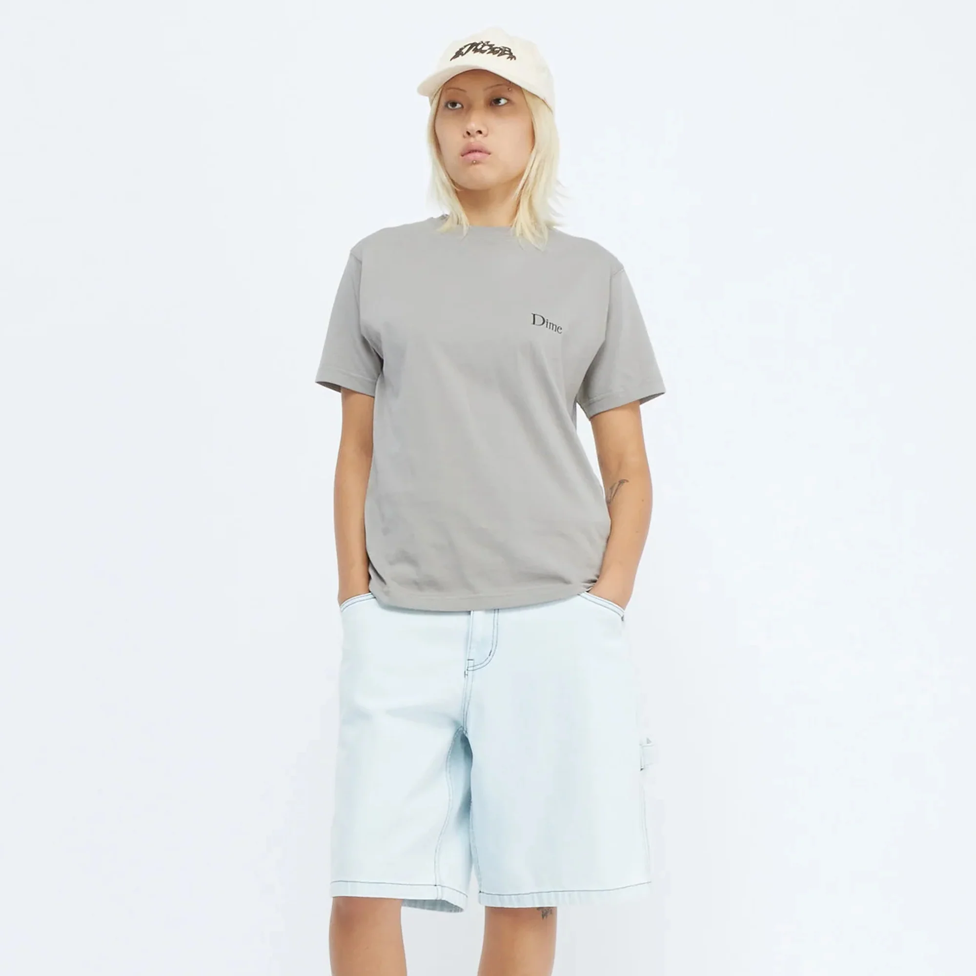 Dime Mens Classic Small Logo Tee - Image 2