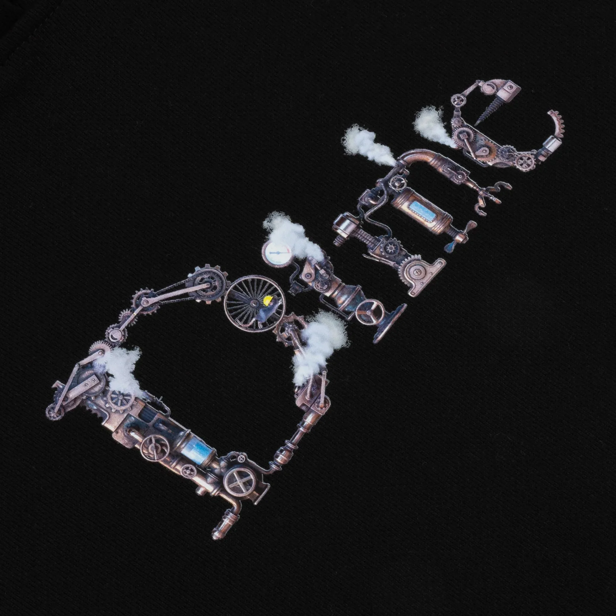Dime Mens Classic Steampunk Hoodie - Image 2