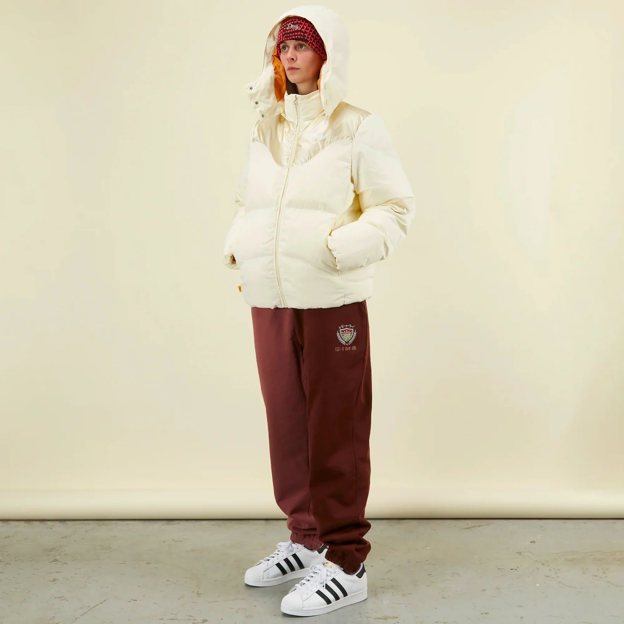 Dime Mens Contrast Puffer Jacket - Image 2
