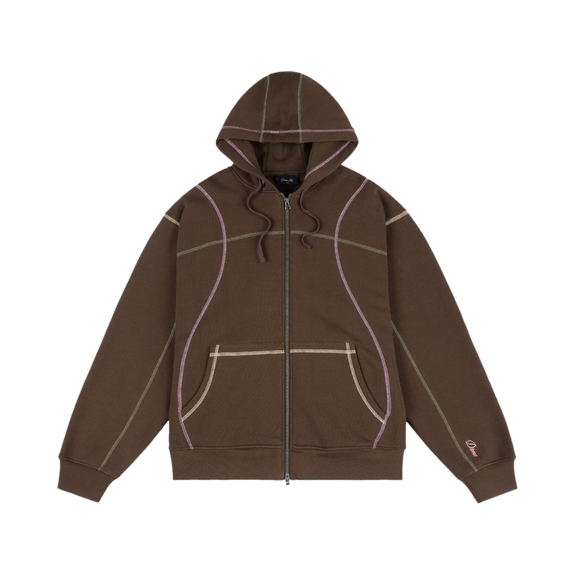 Dime Mens Court Zip Hoodie