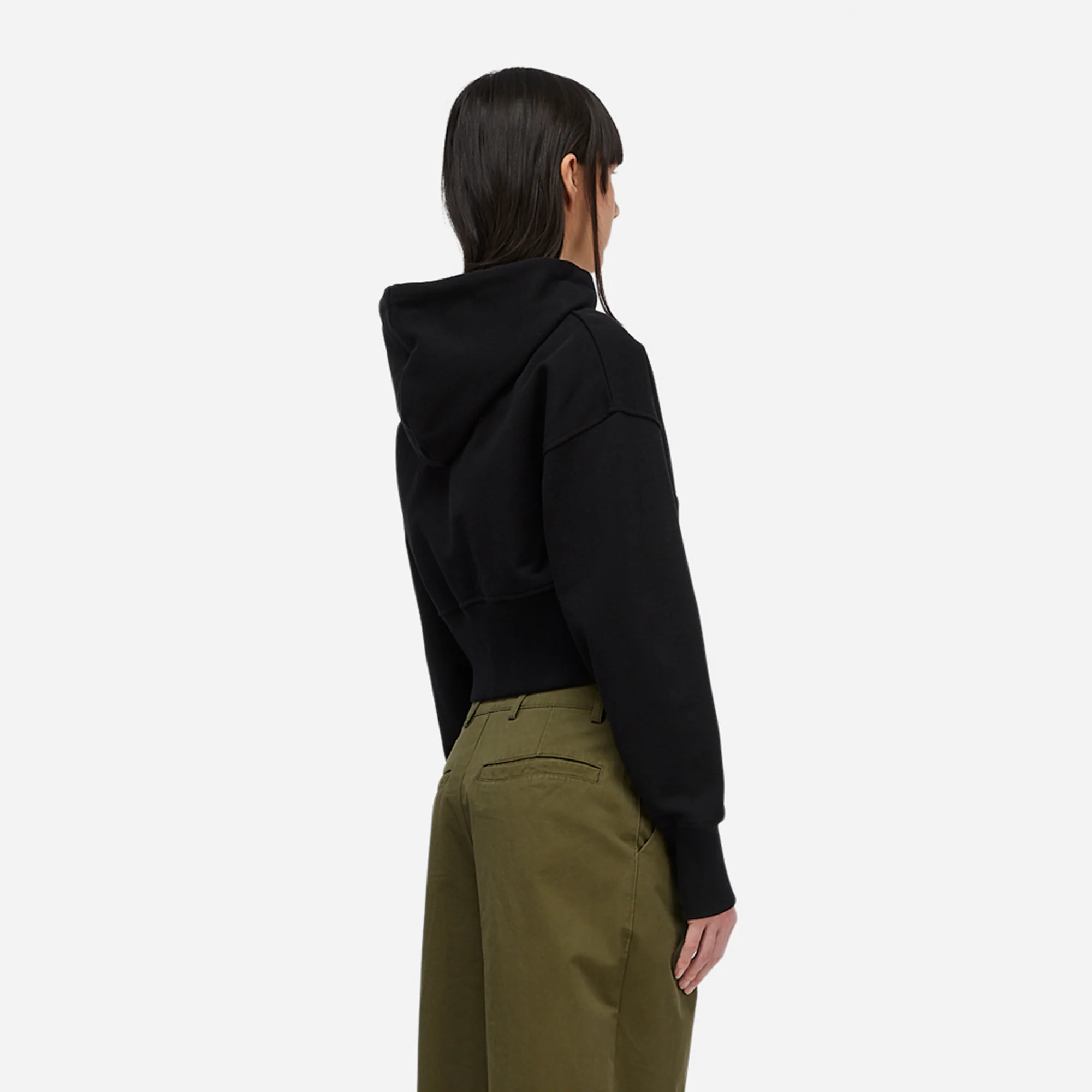Dime Womens Cropped Zip Hoodie - Image 3