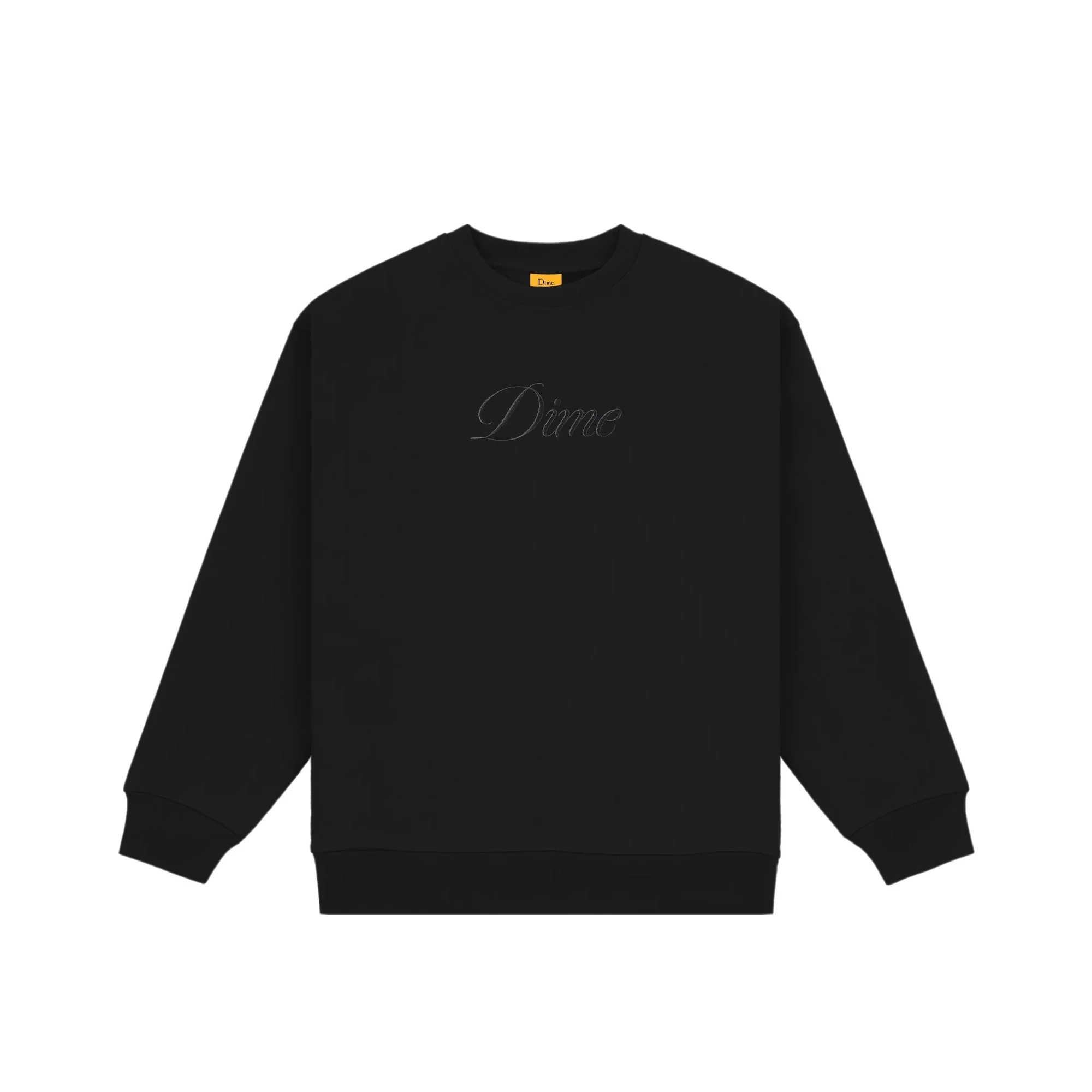 Dime Mens Cursive Logo Crewneck