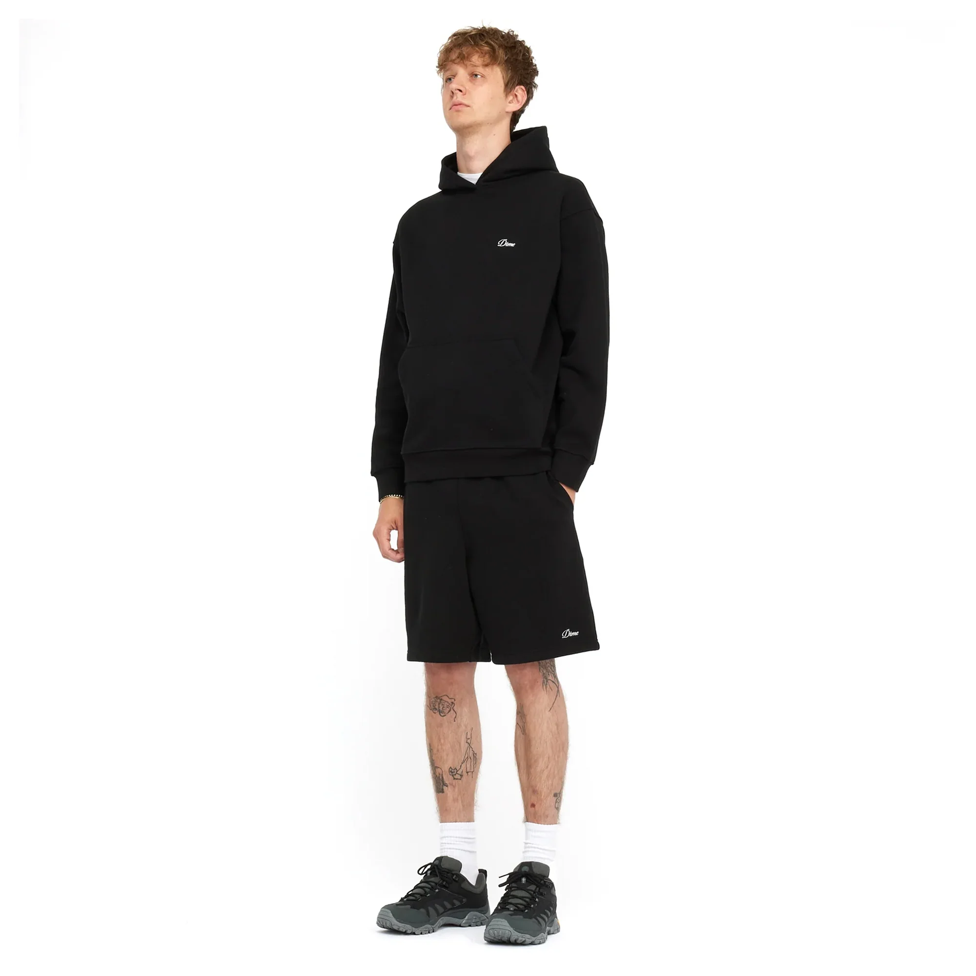 Dime Mens Cursive Small Logo Sweatshorts - Image 2