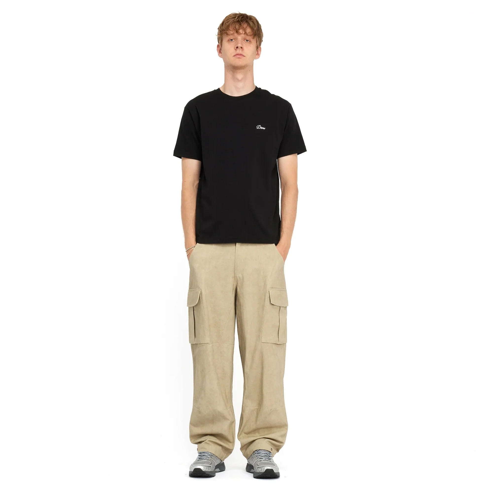 Dime Mens Cursive Small Logo Tee - Image 2