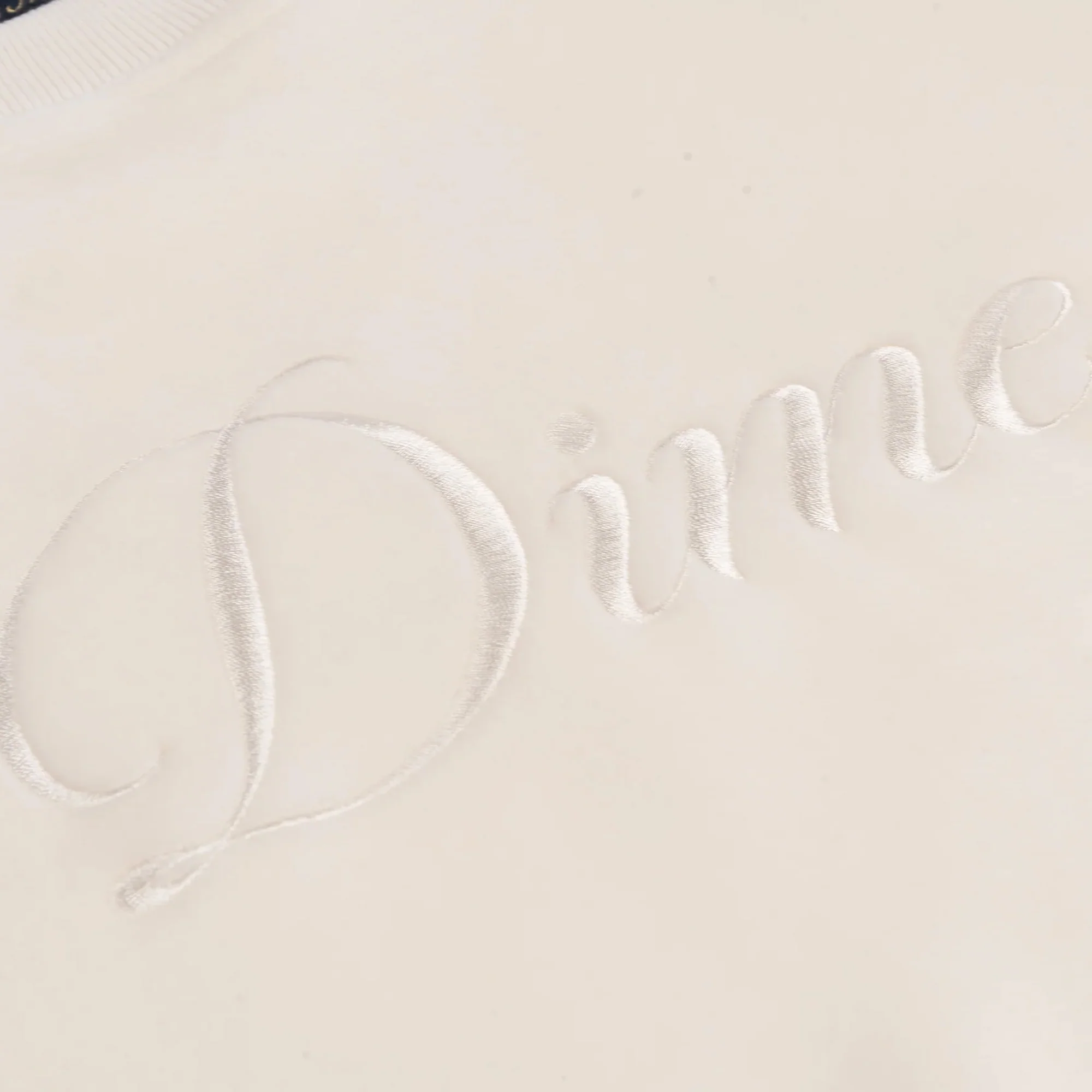 Dime Mens Cursive Velvet Crewneck - Image 4