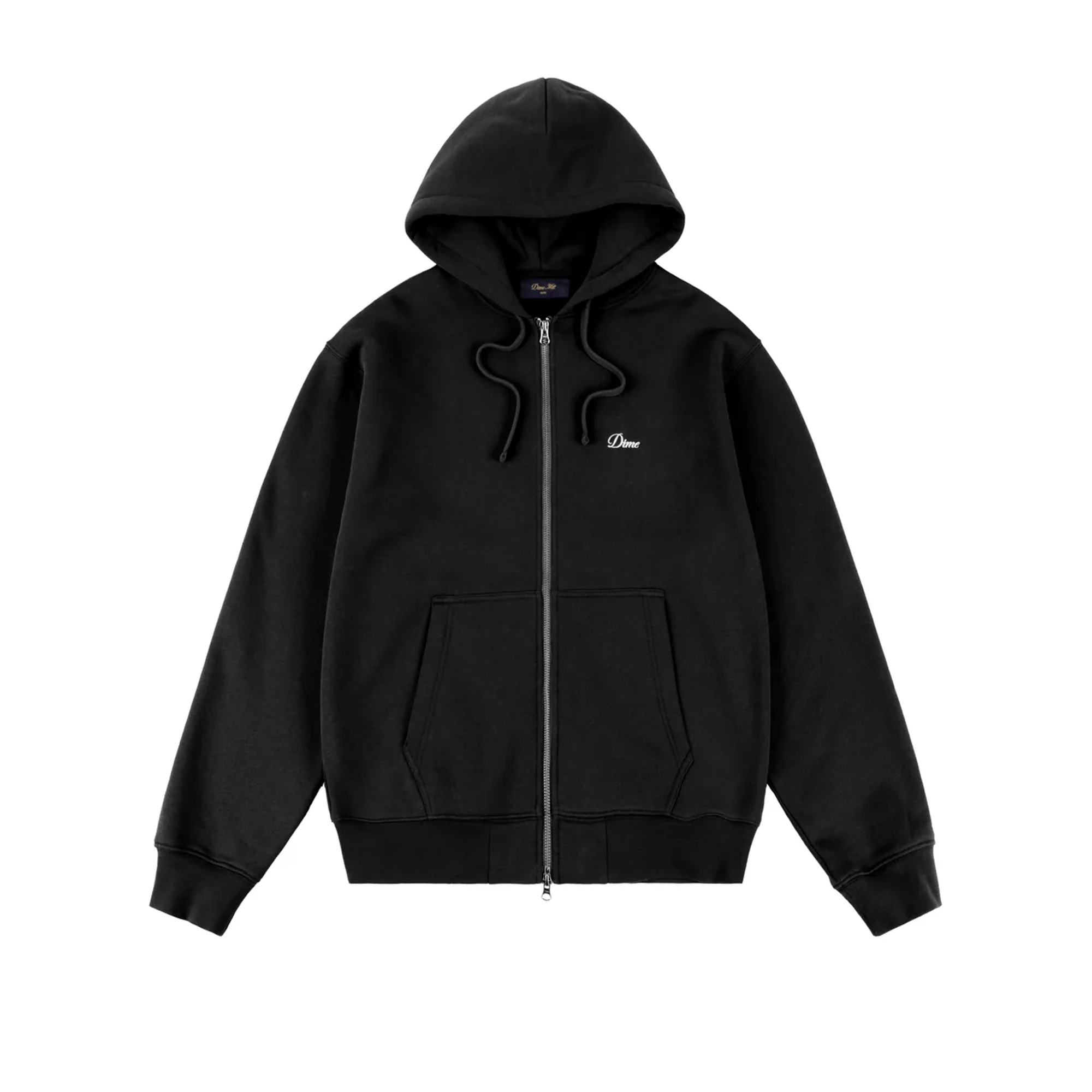 Dime Mens Cursive Zip Hoodie